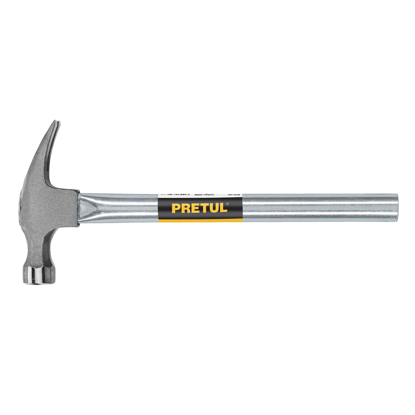 Martillo uña recta 16 oz mango tubular pretul pretul Pieza