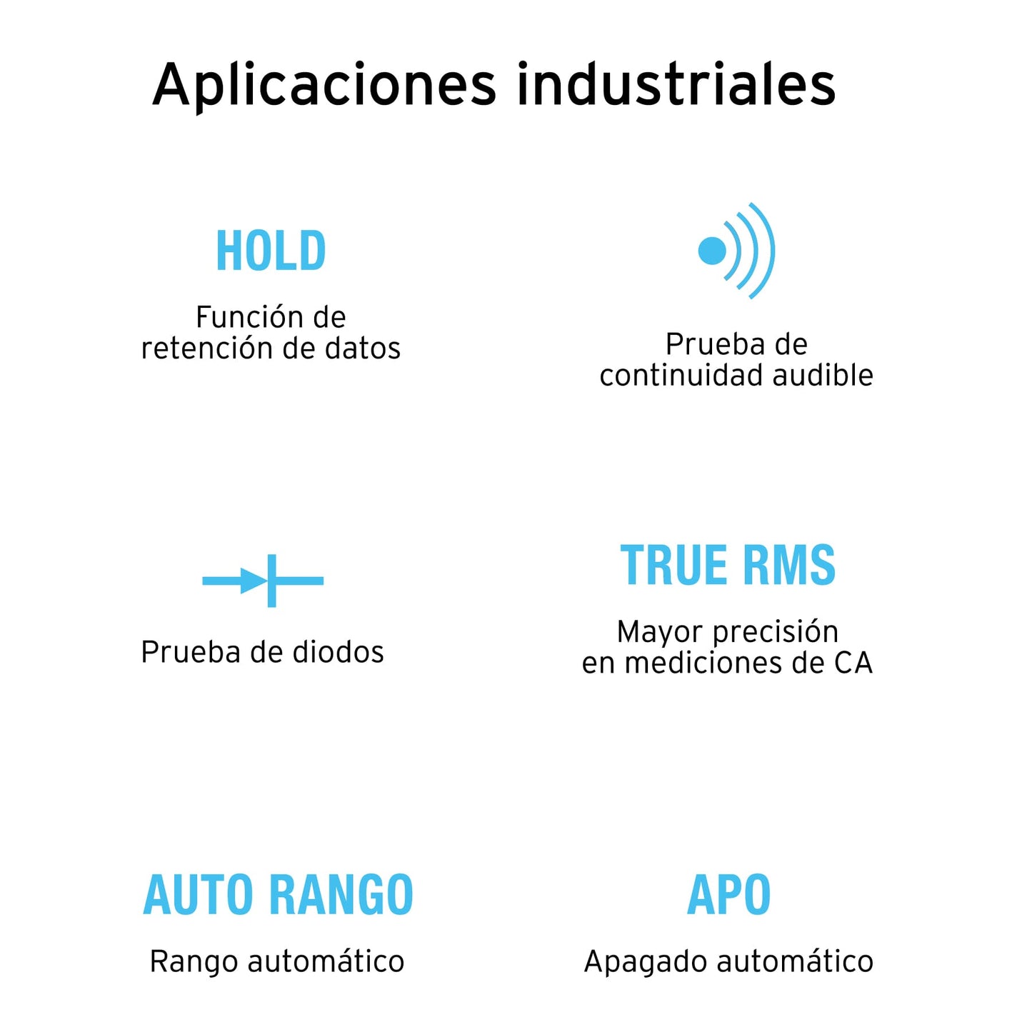 Multimetro para mantenimiento industrial con gancho 10404 truper Pieza