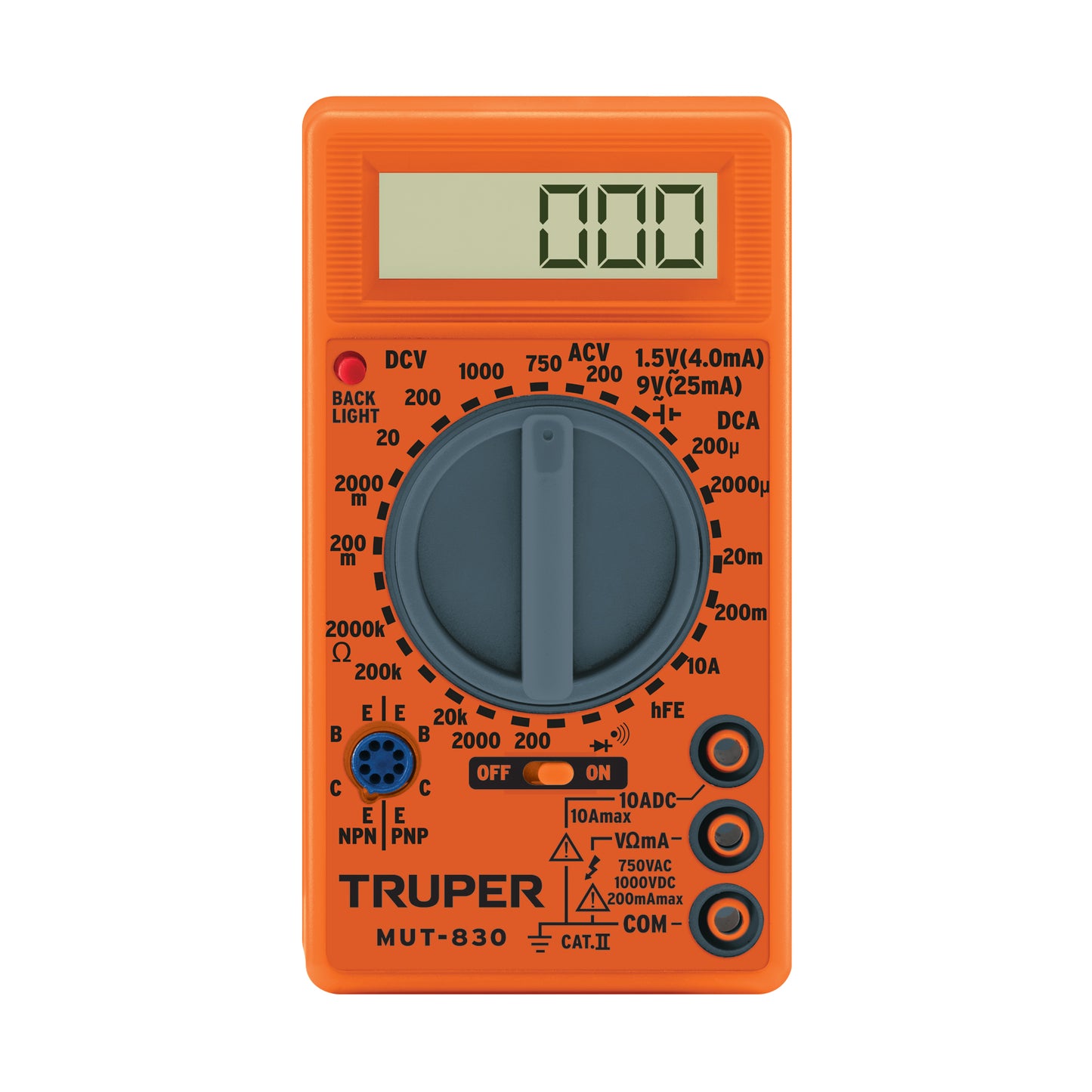 Multimetro digital escolar truper 10400 truper Pieza