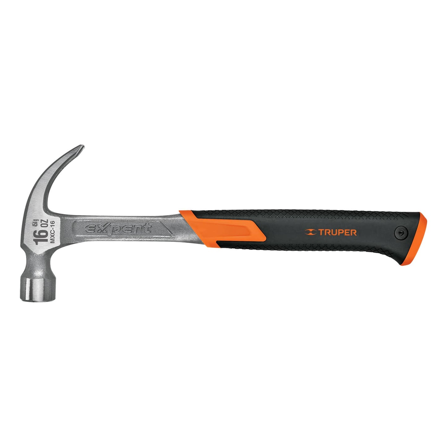 Martillo forjado uña curva 16 oz mango de neopreno 17856 Truper Pieza