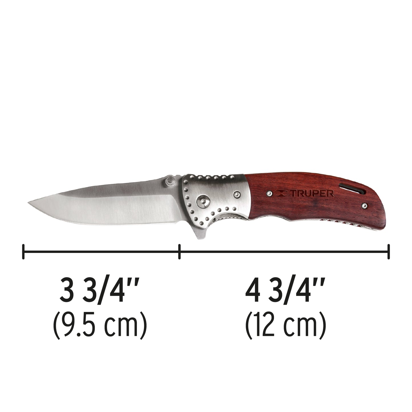 Navaja 5p abatible mango madera Pieza