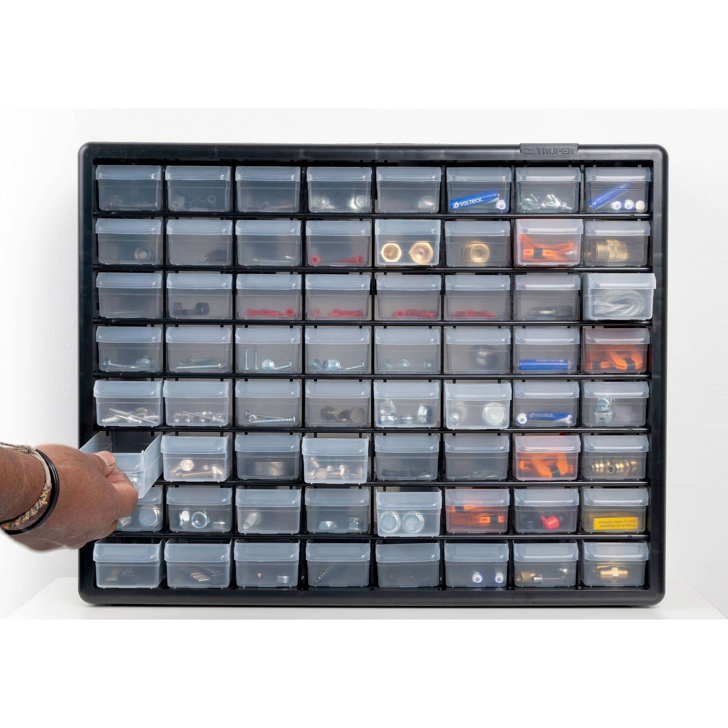 Organizador con 64 compartimientos 10895 truper Pieza