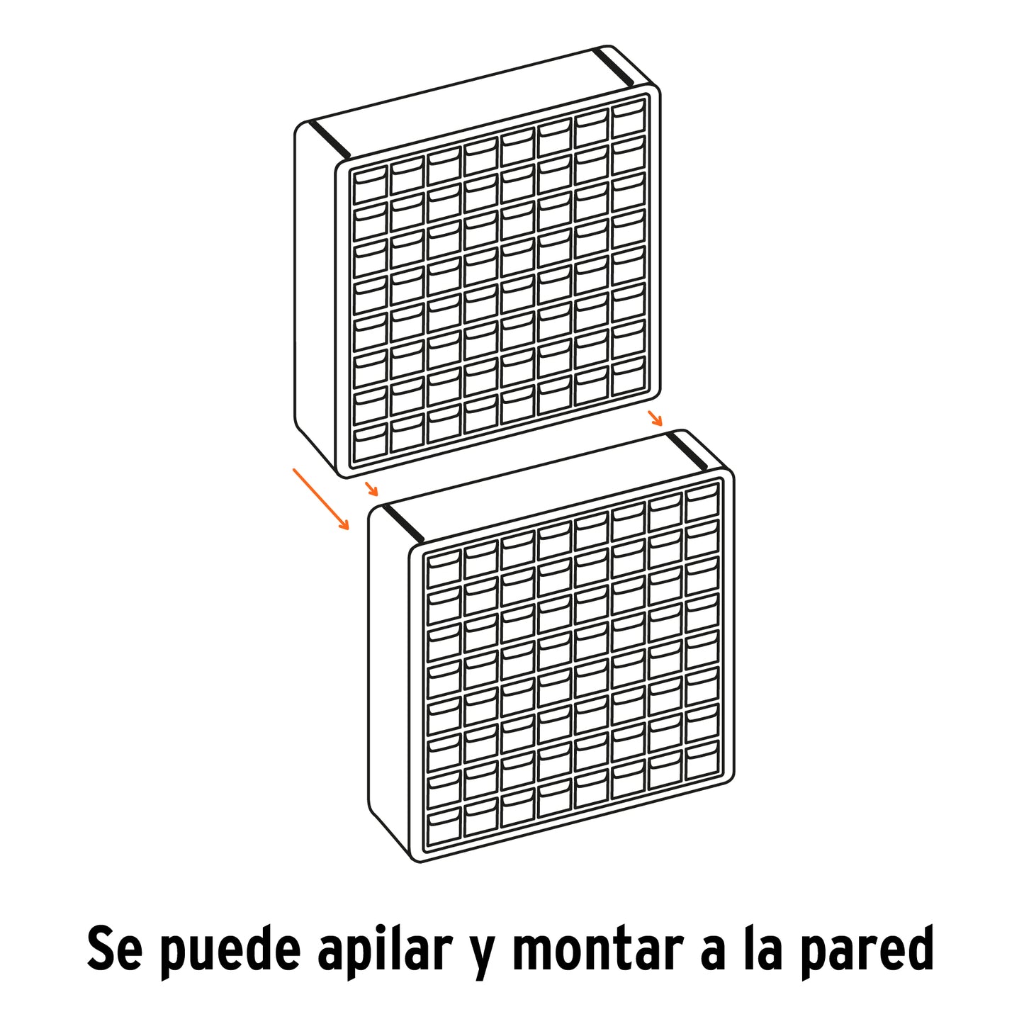 Organizador con 64 compartimientos 10895 truper Pieza