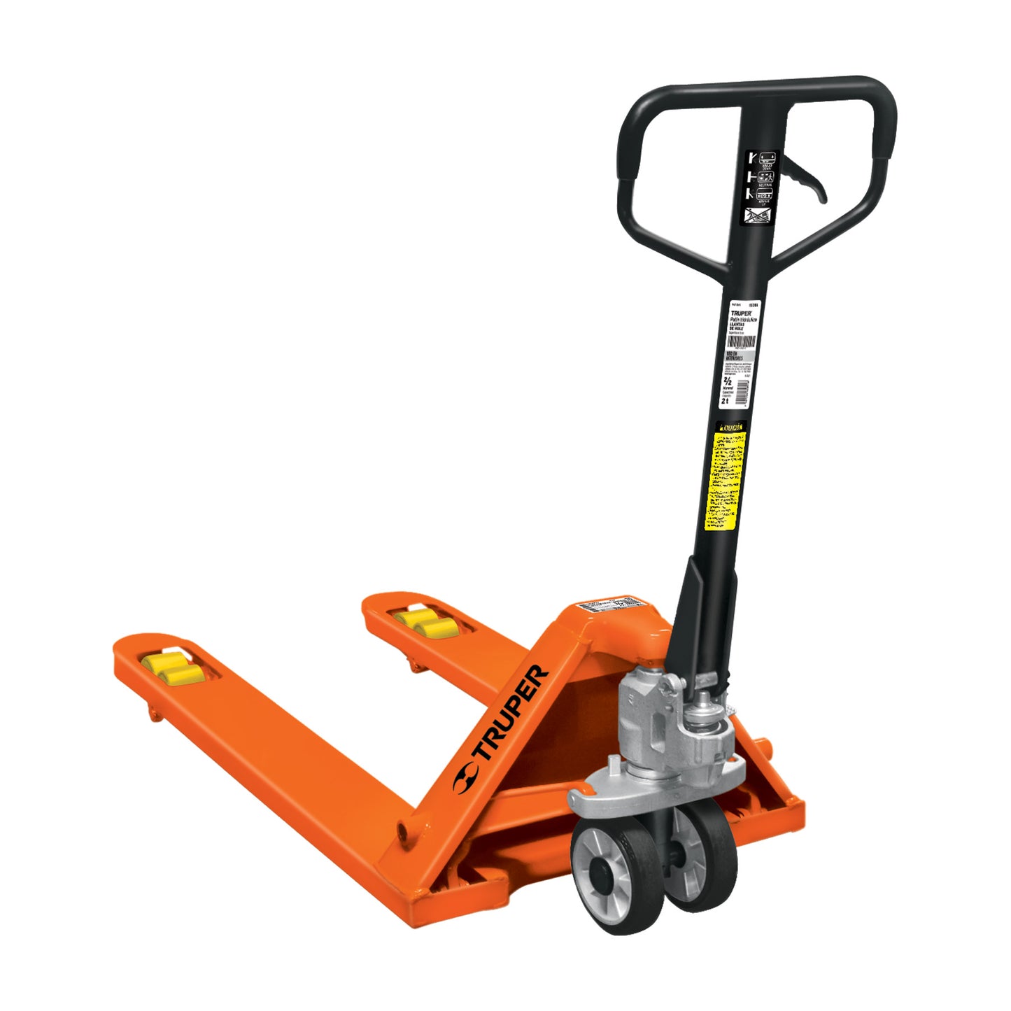 Patin traspaleta 2 ton con ruedas de hule/poliuretano 15081 Truper Pieza