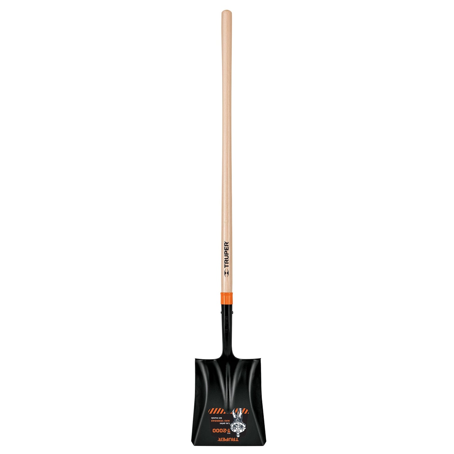 Pala t-2000 cuadrada mango largo 45p - 17176 - truper Pieza