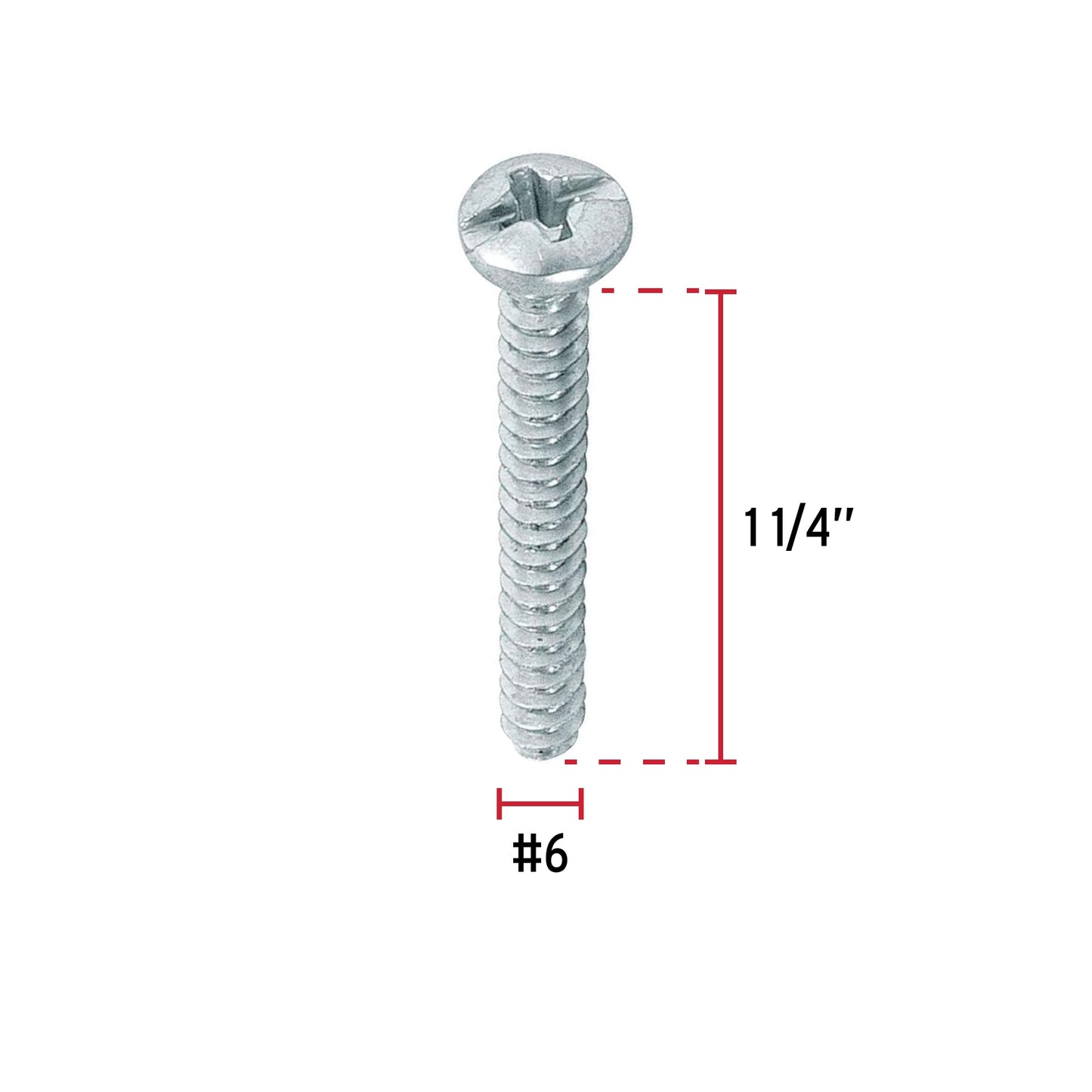 Pija para lamina 6 x 1 1/4 48722 Fiero Pieza
