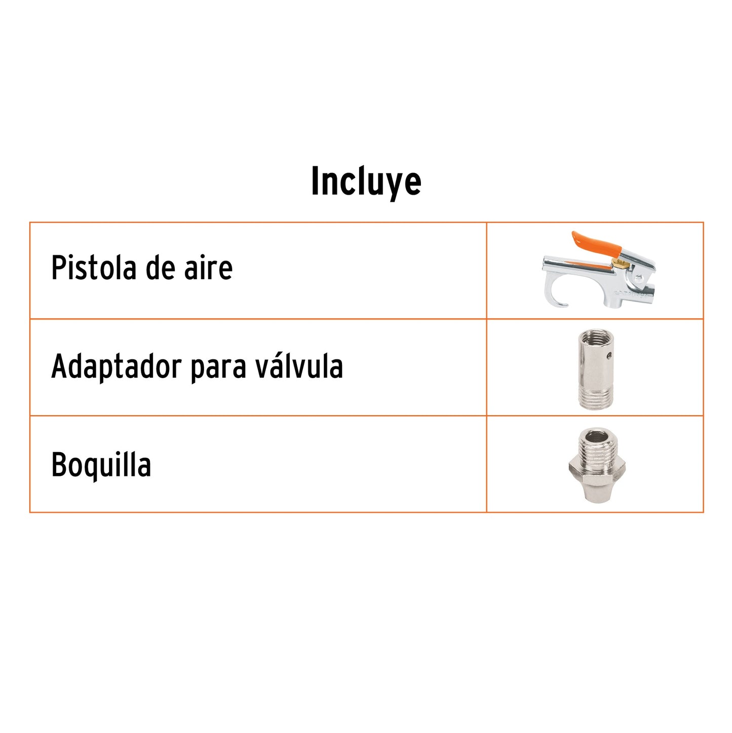 Pistola metalica para sopletear cuerda 1/4 npt 19023 Pieza