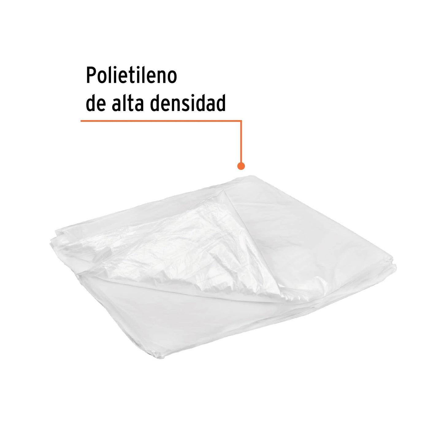 Plastico protector rudo 10 mts cuadrados 11108 Truper Pieza