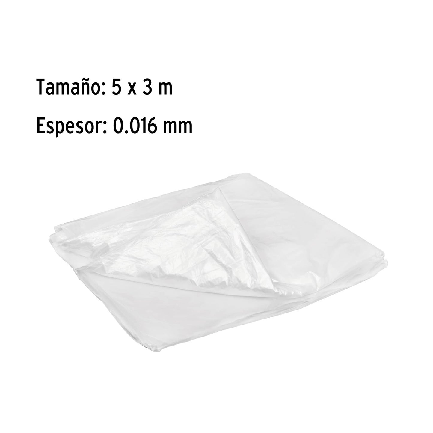 Plastico protector rudo 10 mts cuadrados 11108 Truper Pieza