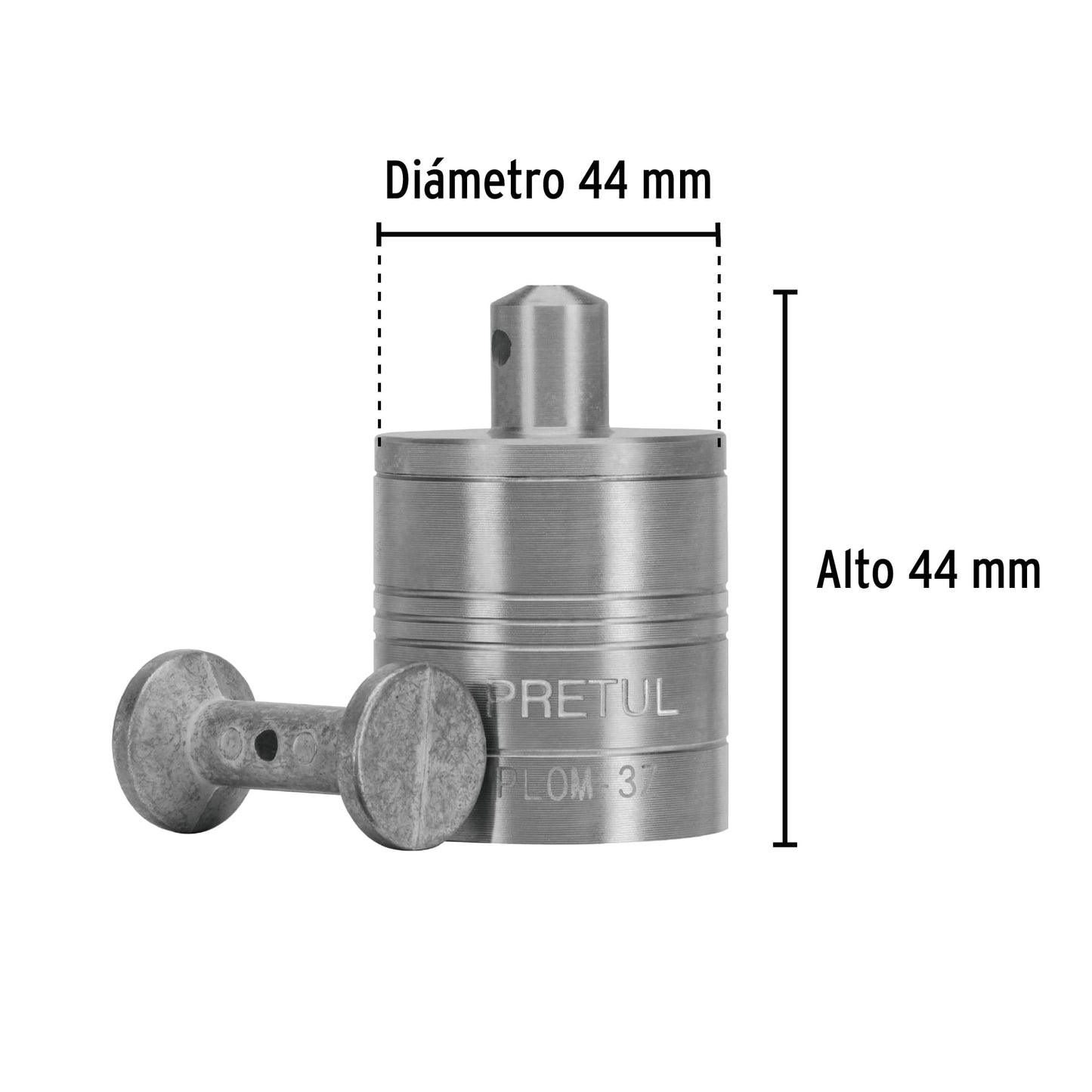 Plomada num 3 de zinc 22463 Pieza