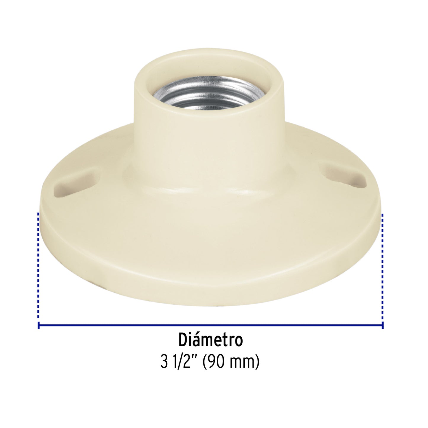 Portalampara vaquelita 3 1/2 46519 volteck Pieza