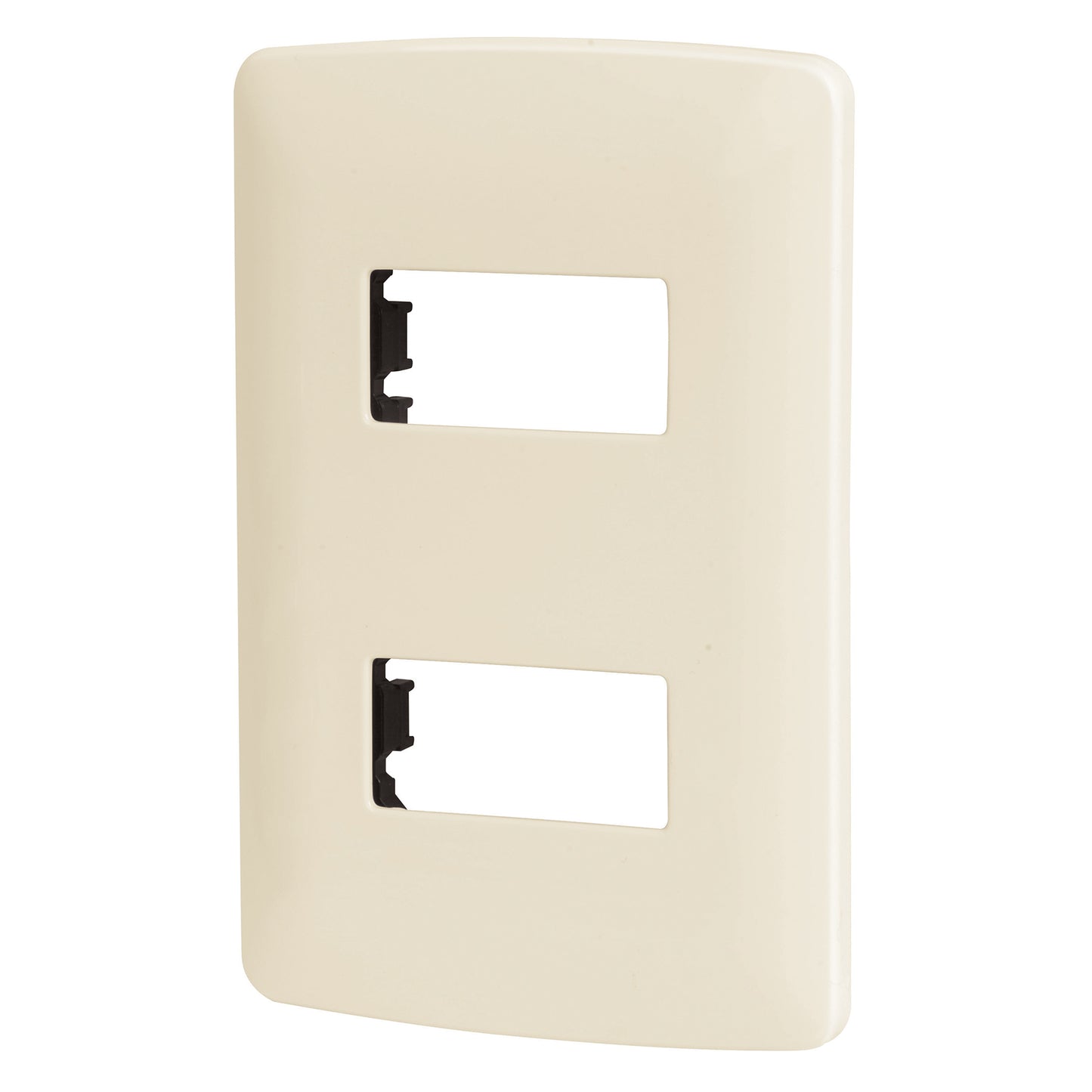 Placa 2 modulos linea italiana marfil 48089 volteck Pieza