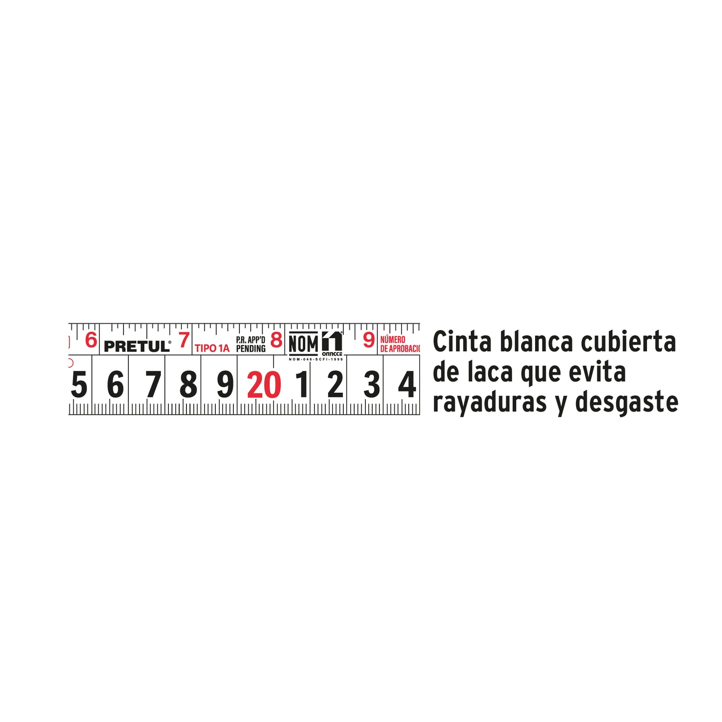 Flexometro amarillo 3 m cinta 13 mm tarjeta plastica 21605 pretul Pieza