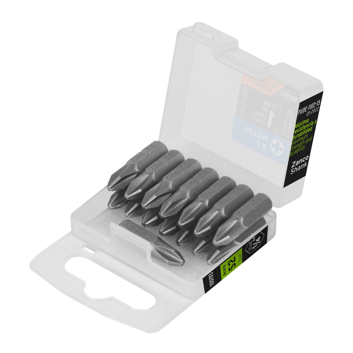 Puntas Phillips 2 1 estuche con 15 piezas Expert 100193 truper Paquete