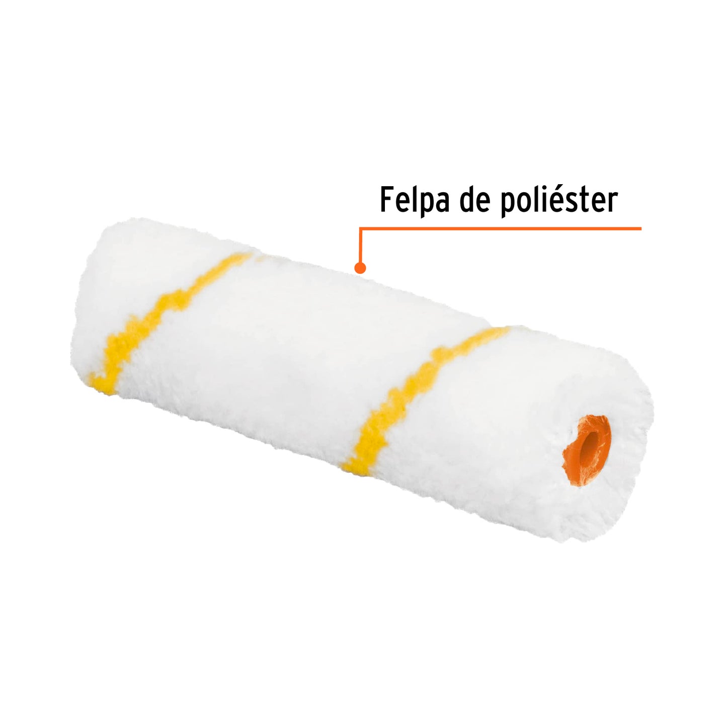 Repuesto felpa nylon mini rodillo 4 x 3/8 13911 truper Pieza