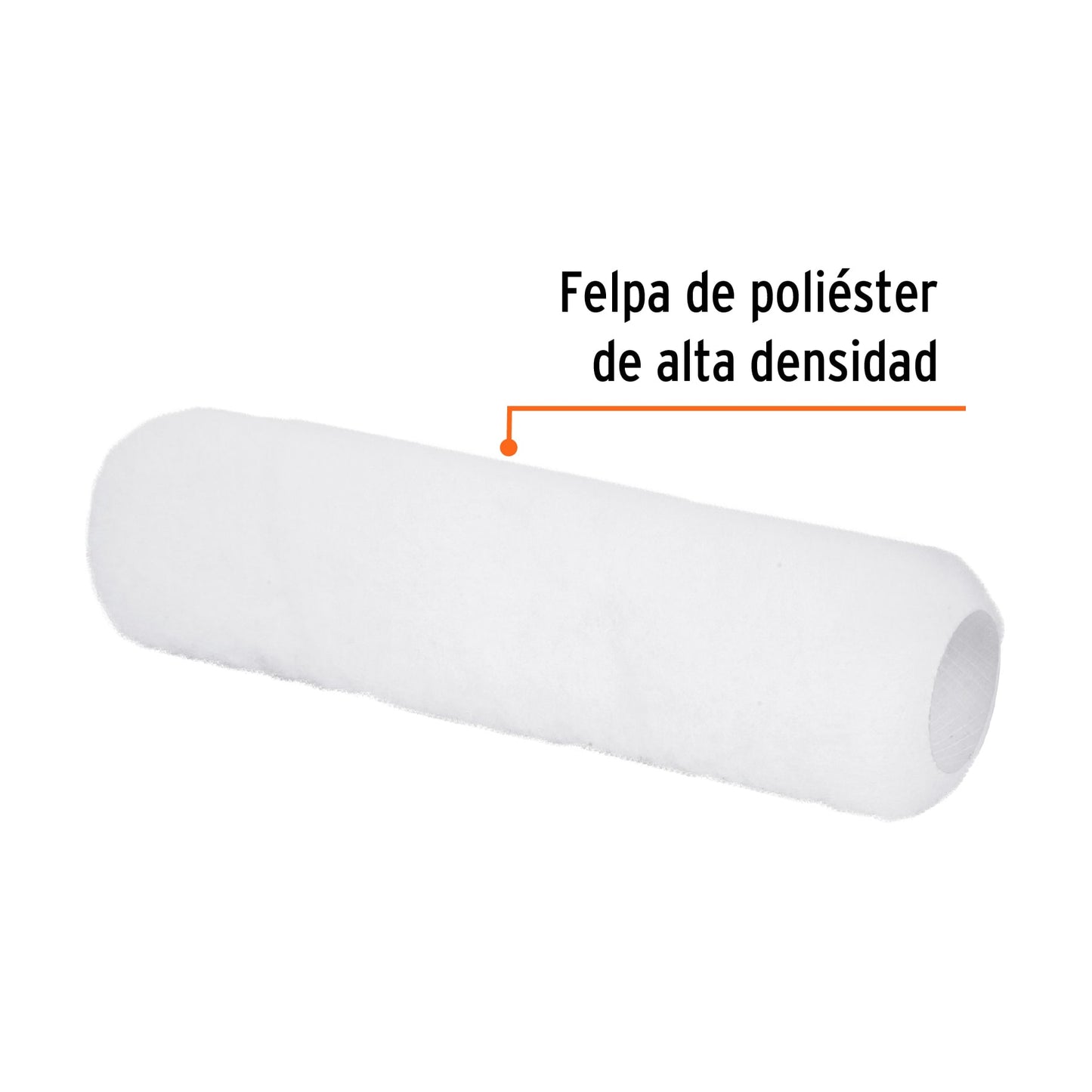 Repuesto felpa extra lisa para rodillo 9 x 3/8 13882 truper Pieza