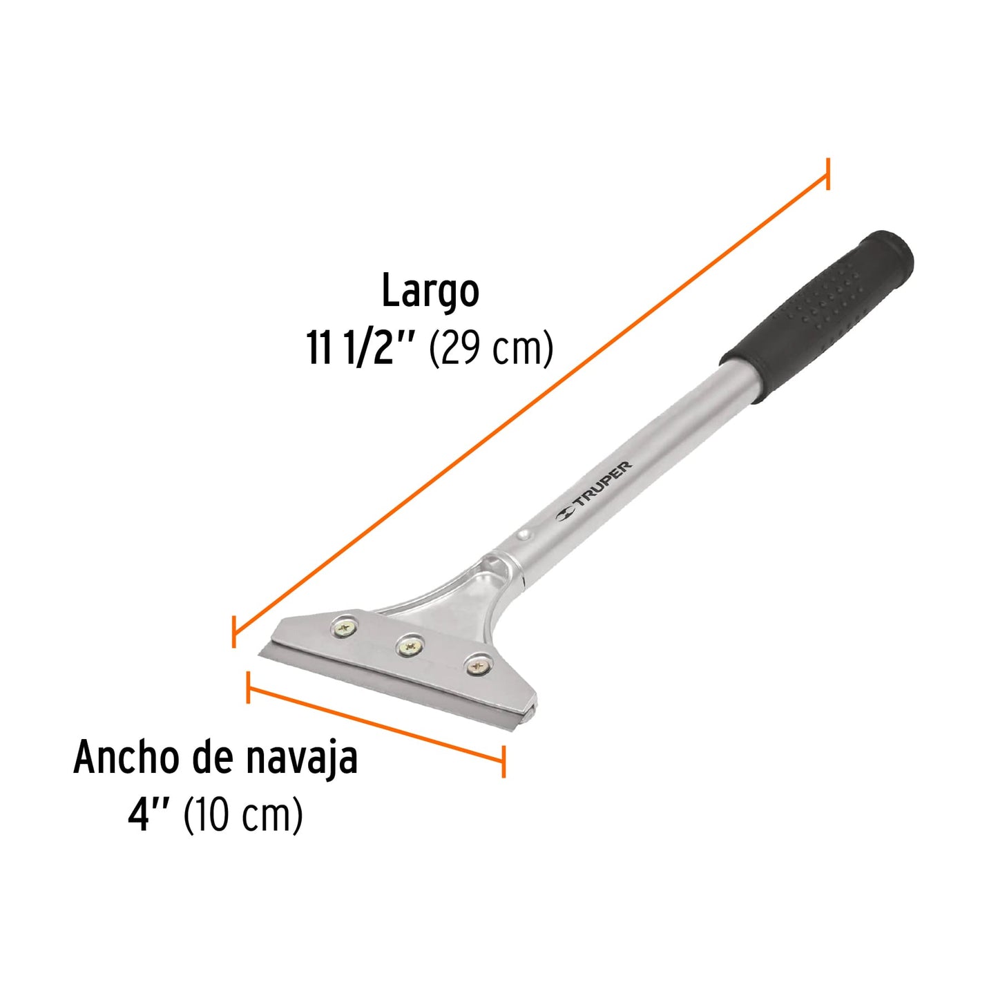 Raspador con mango navaja 4 pulg uso rudo 15962 truper Pieza
