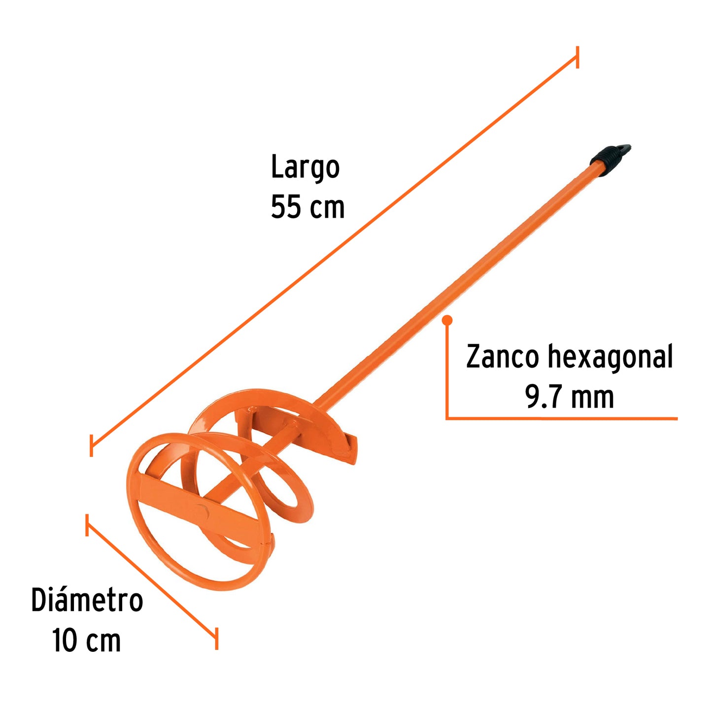 Revolvedor de pintura 20p 15824 Pieza