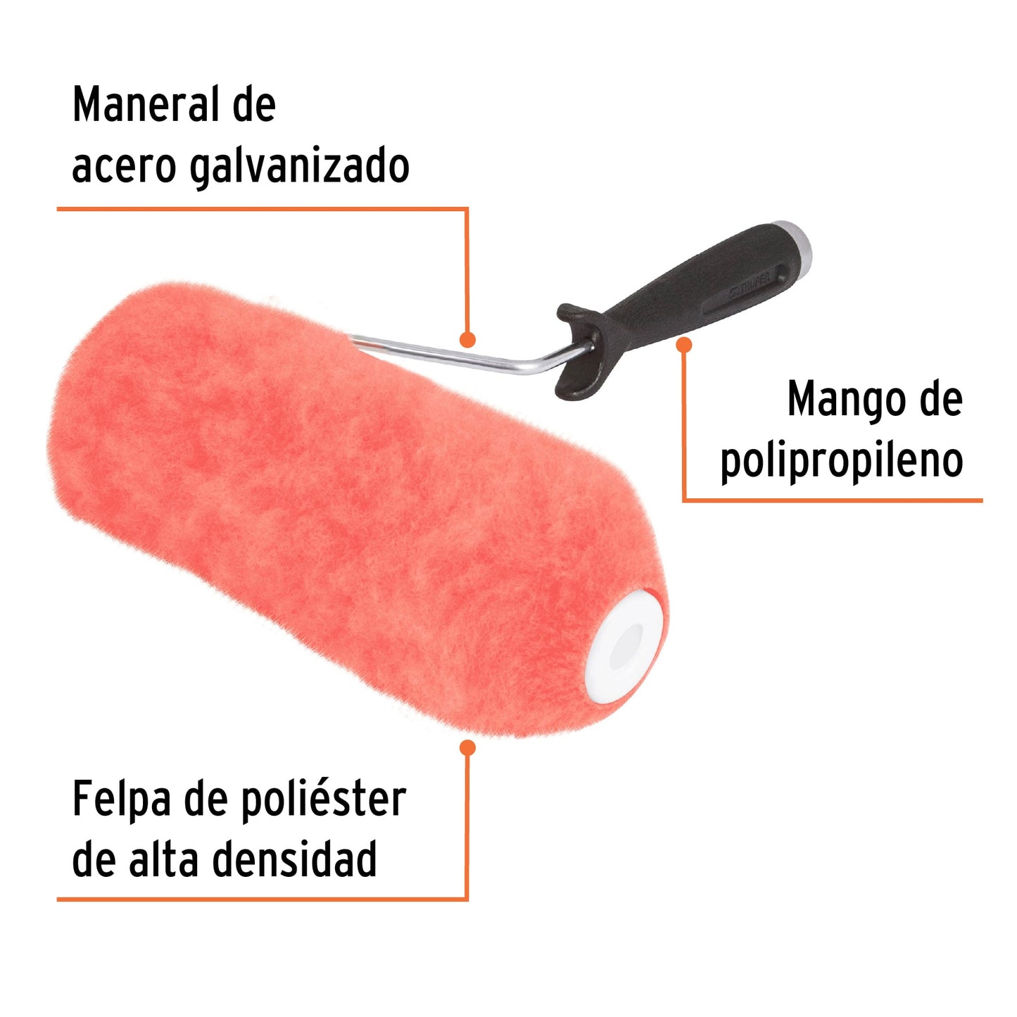 Rodillo para pintar 9 x 1 1/4 13879/19208 Truper Pieza