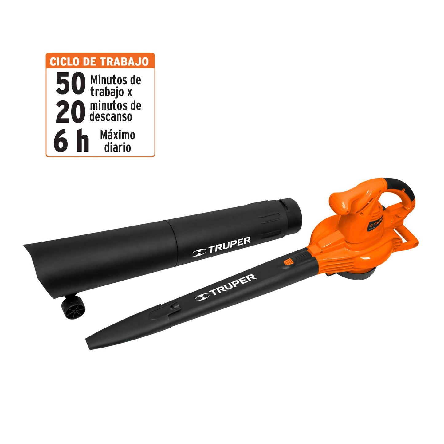 Sopladora aspiradora electrica 1440w con bolsa recolectora 18146 Pieza