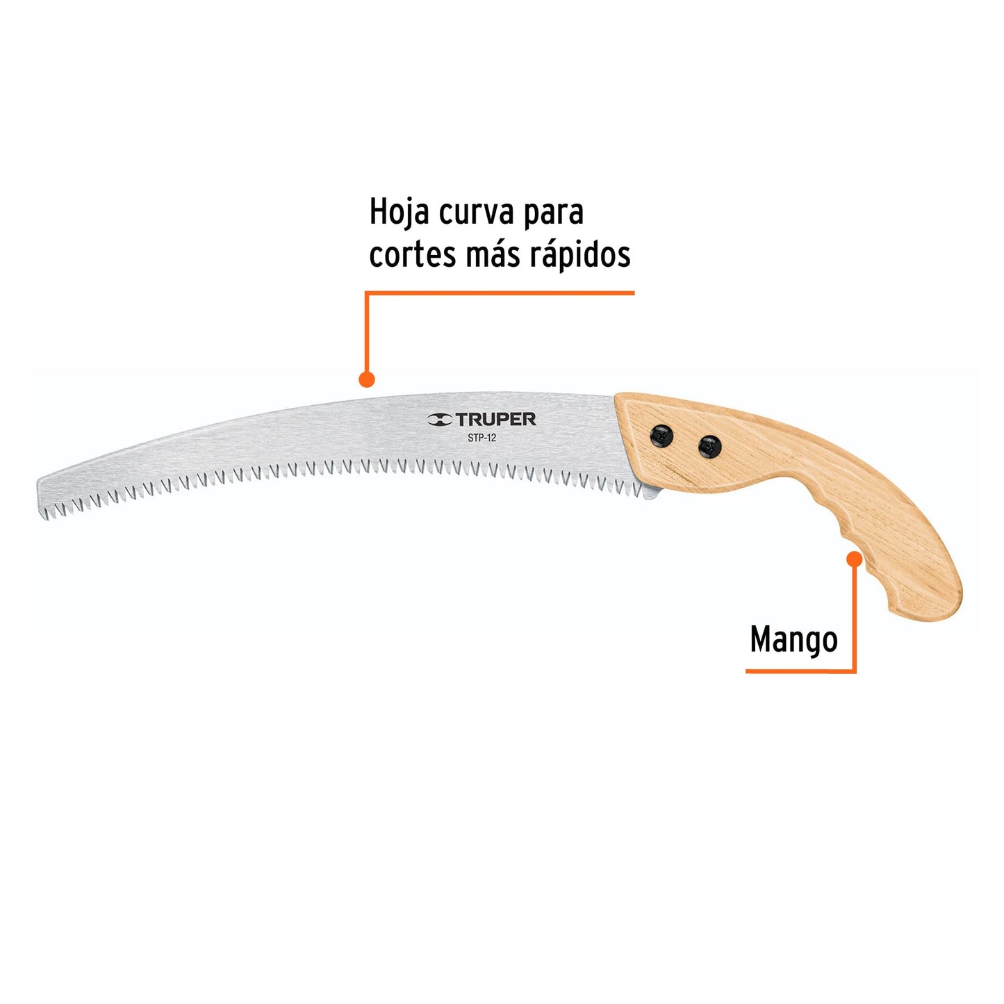 Serrucho de poda 12 tradicional 6 DPP 18171 Truper Pieza