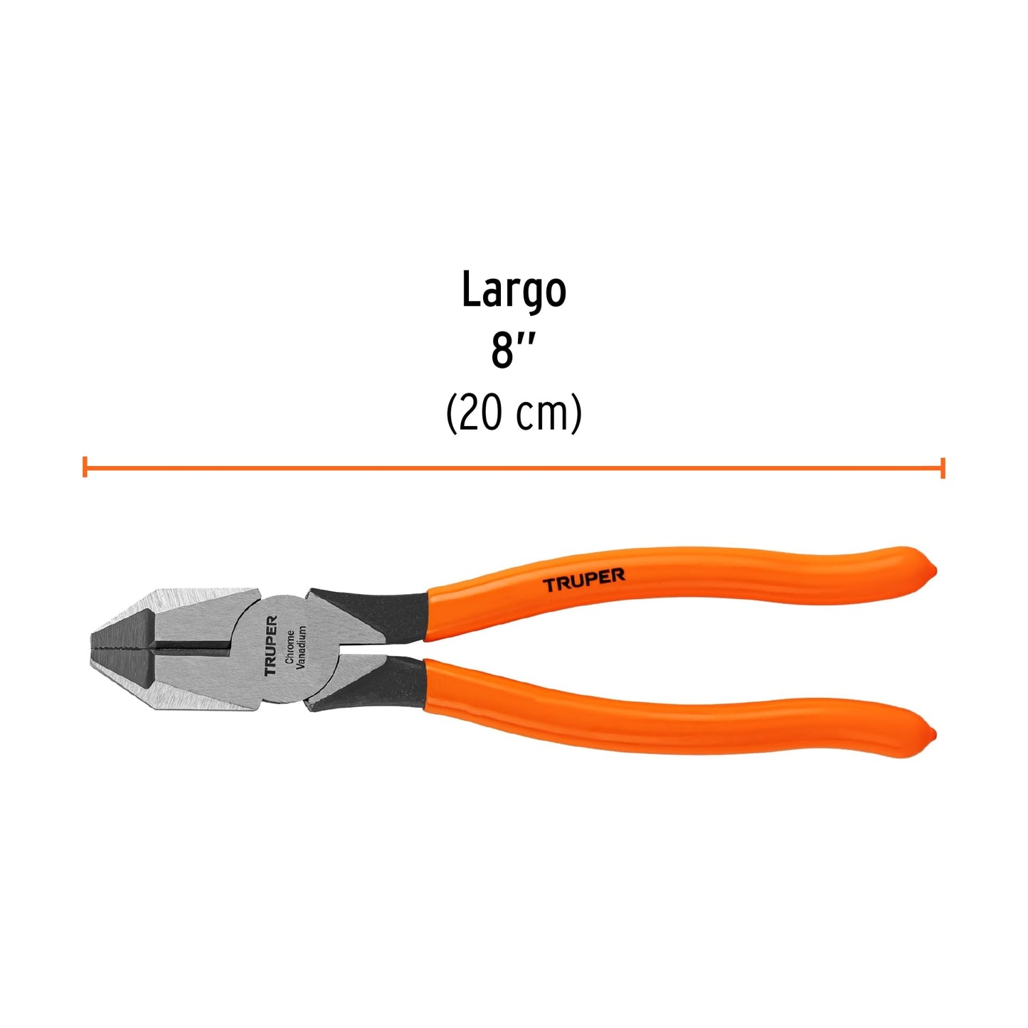 Pinza profesional para electricista 8p mango de vinil truper 17304 Pieza