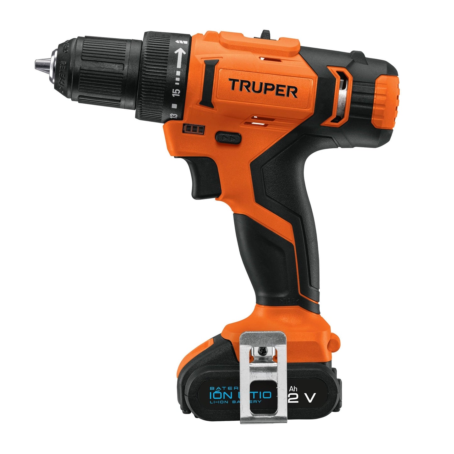 Taladro inalambrico Profesional 3/8p 12 V 18153 Truper Pieza