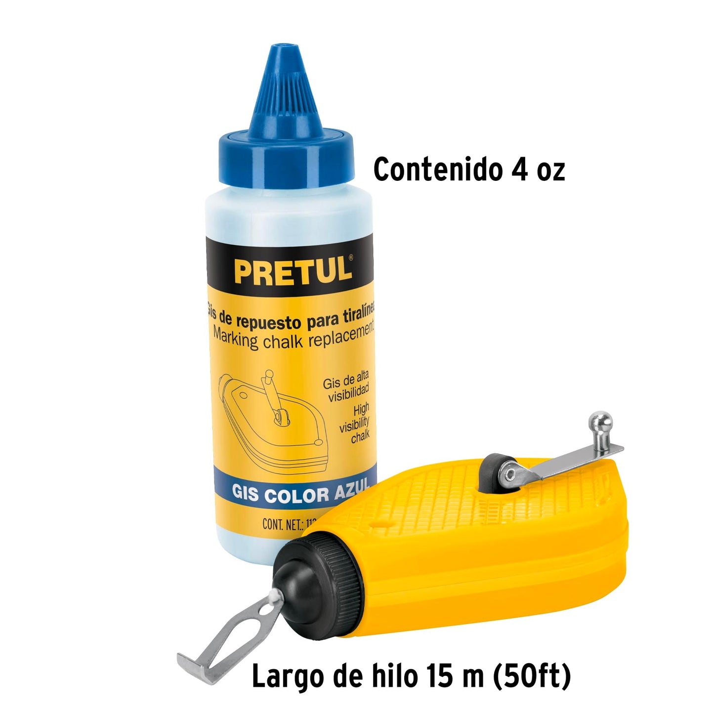 Tiralineas 50 ft incluye gis 28574 pretul Pieza