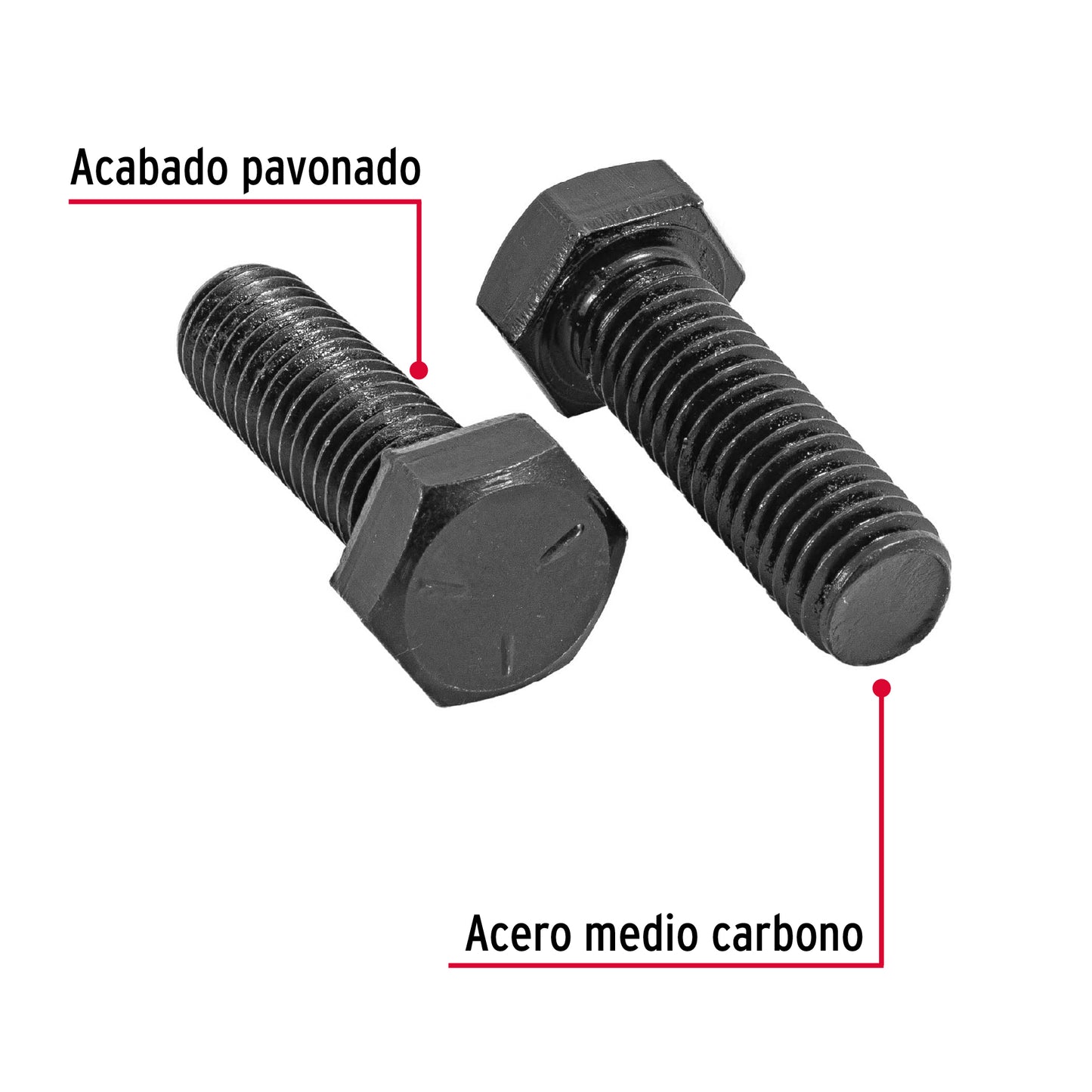 Tornillo Grado 5 1/2 x 1 1/2 44800 Fiero Pieza