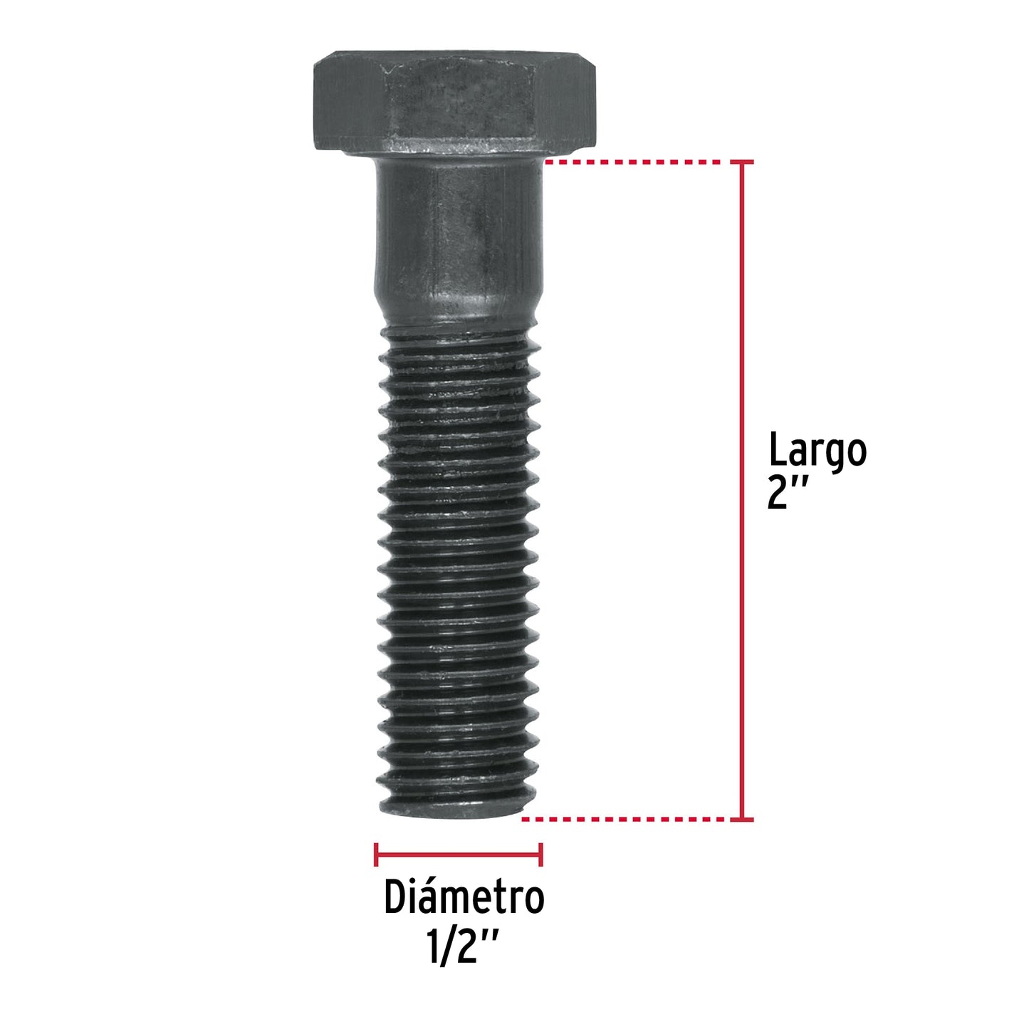 Tornillo Grado 5 1/2 x 2 44801 Fiero Pieza