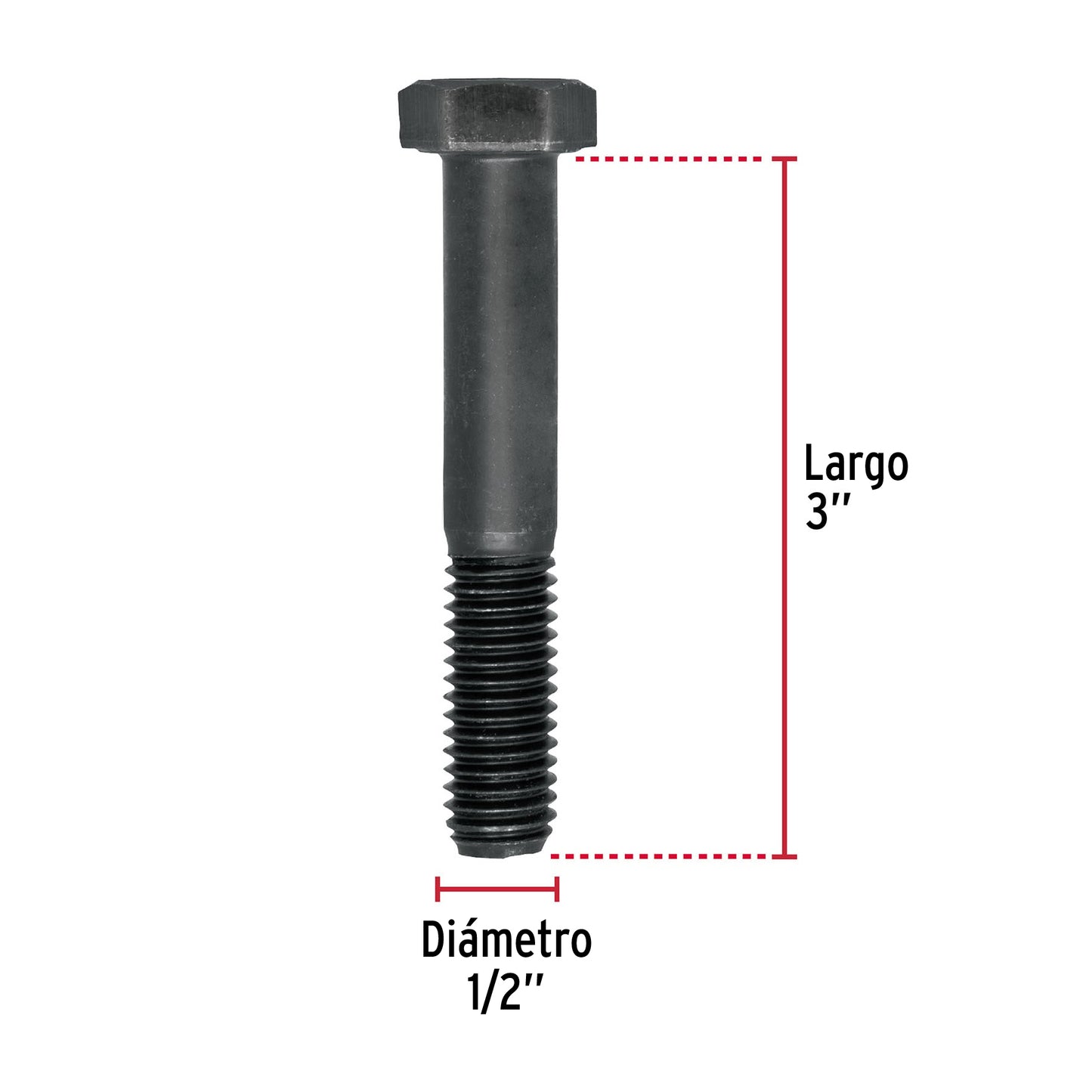 Tornillo Grado 5 1/2 x 3 44803 Fiero Pieza