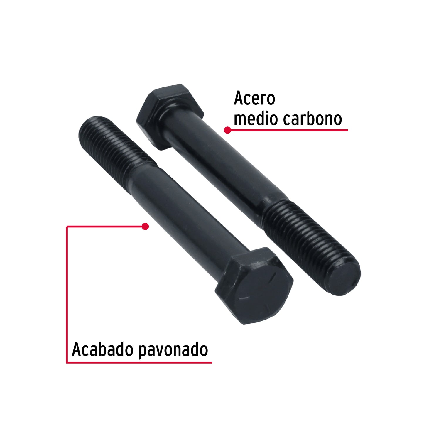 Tornillo Grado 5 1/2 x 4 44805 Fiero Pieza