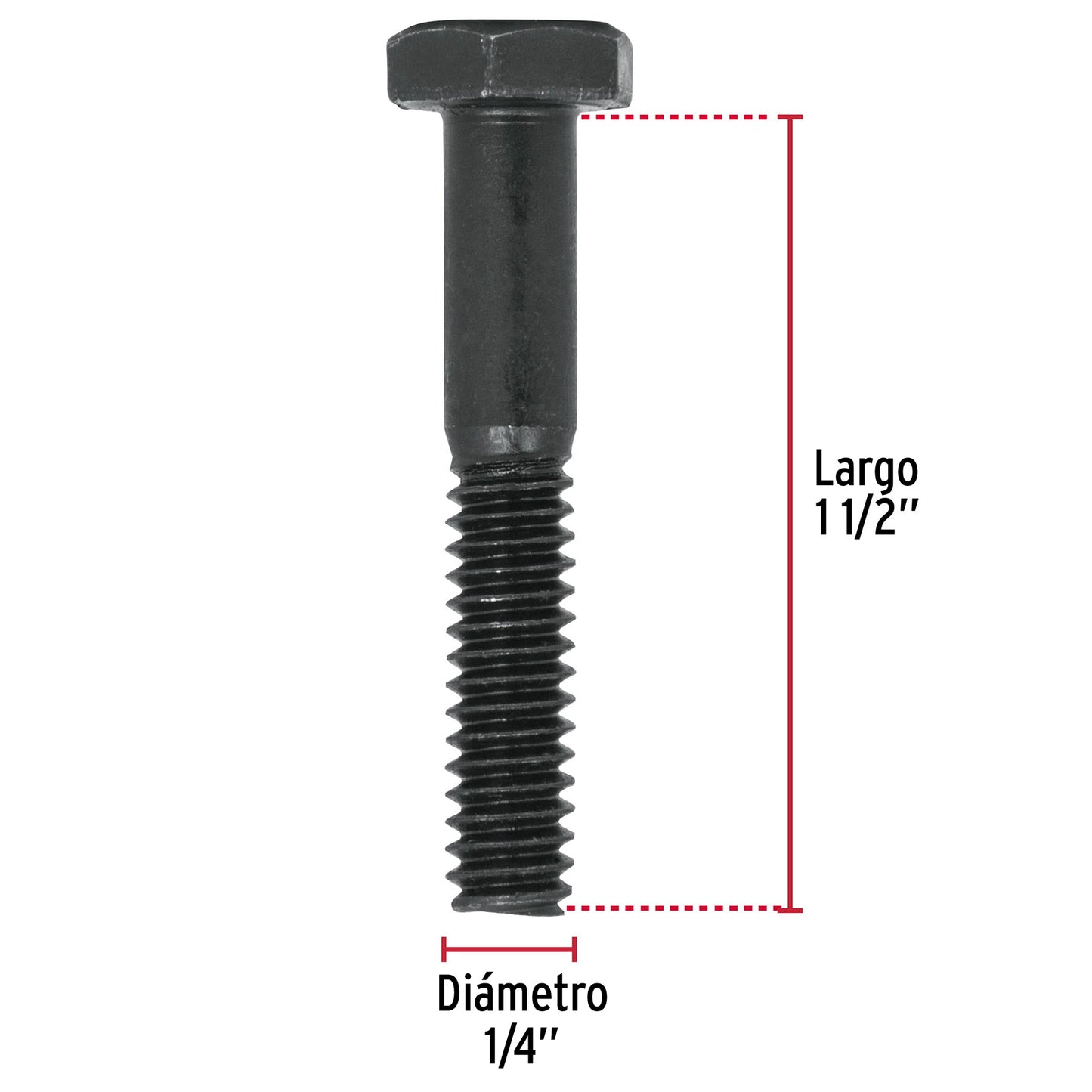 Tornillo Grado 5 1/4 x 1 1/2 44767 Fiero Pieza