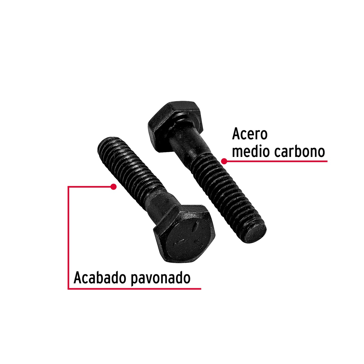 Tornillo Grado 5 1/4 x 1 1/4 44766 Fiero Pieza