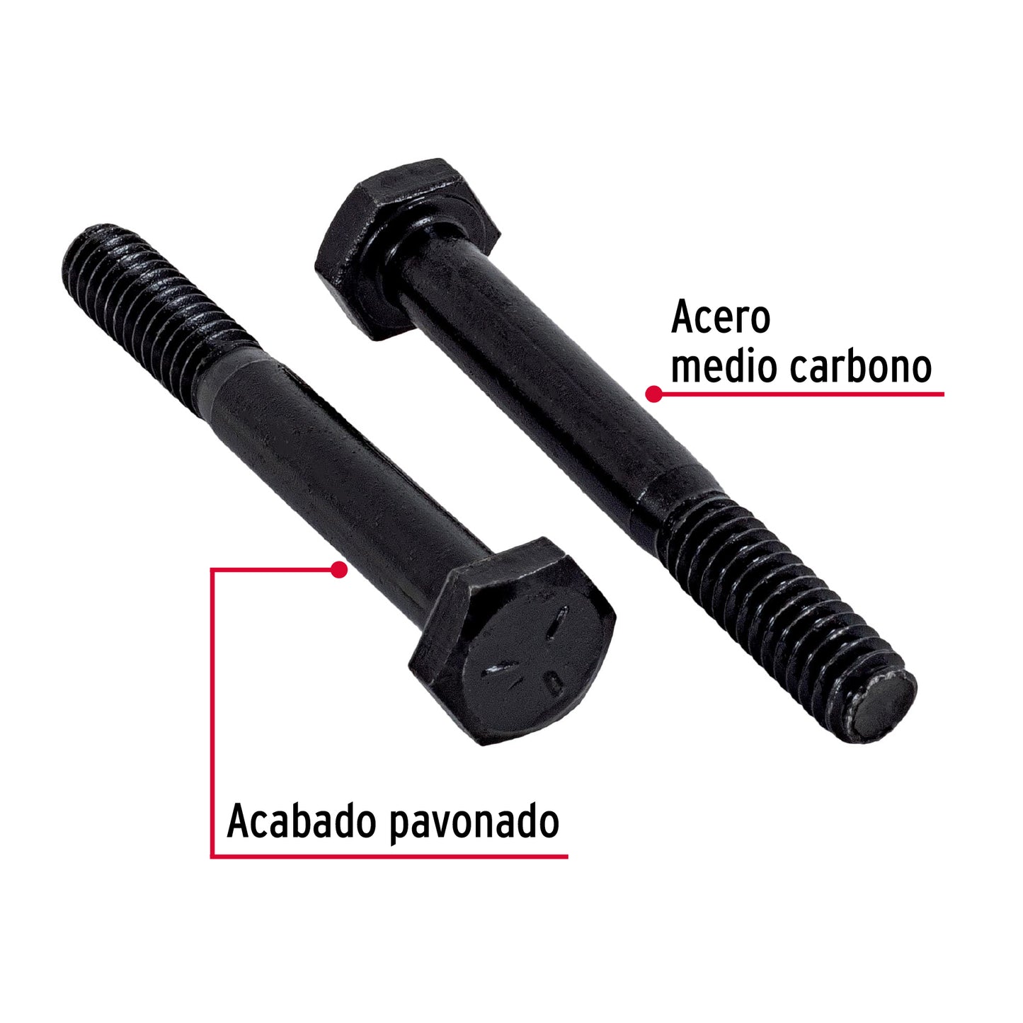 Tornillo Grado 5 1/4 x 2 44768 Fiero Pieza