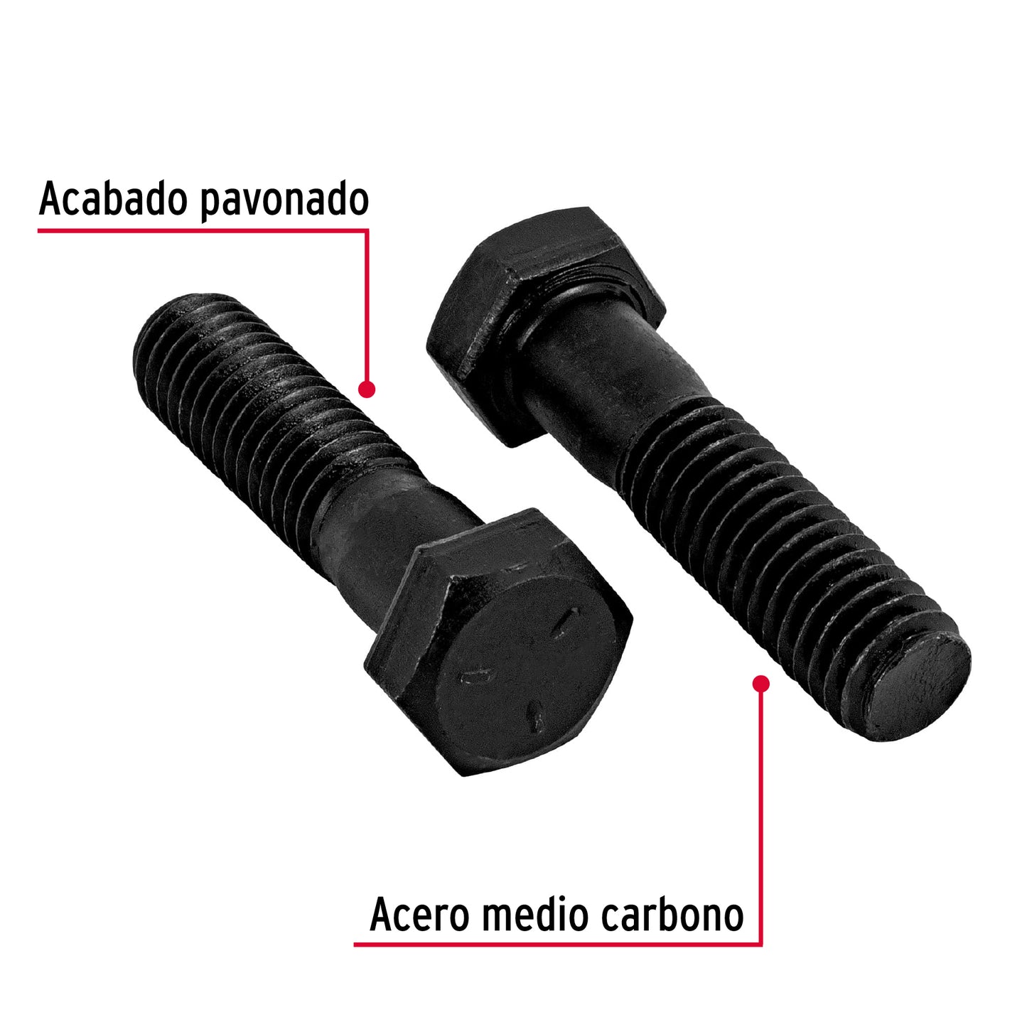 Tornillo Grado 5 3/8 x 1 1/2 44784 Fiero Pieza