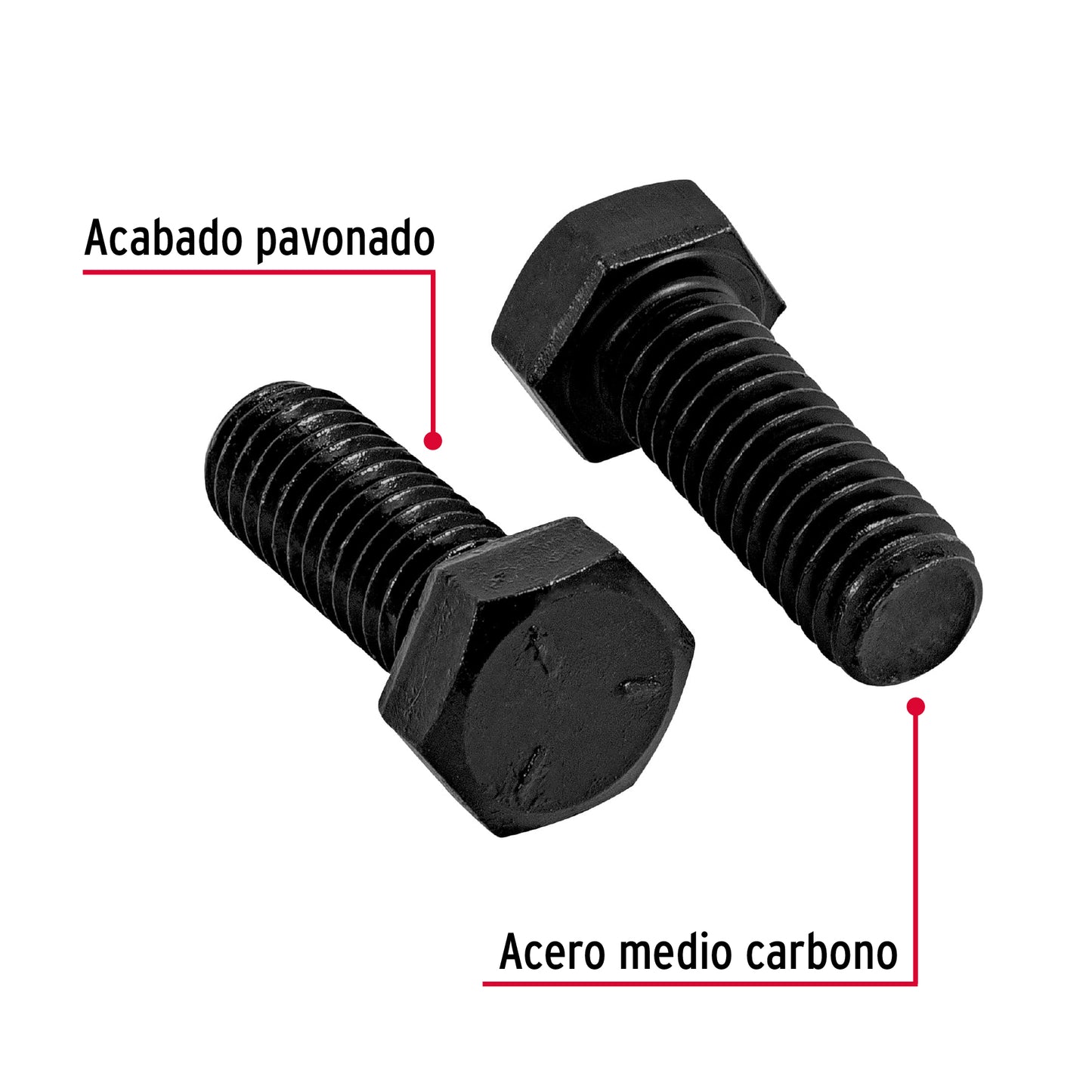 Tornillo Grado 5 3/8 x 1 44782 Fiero Pieza
