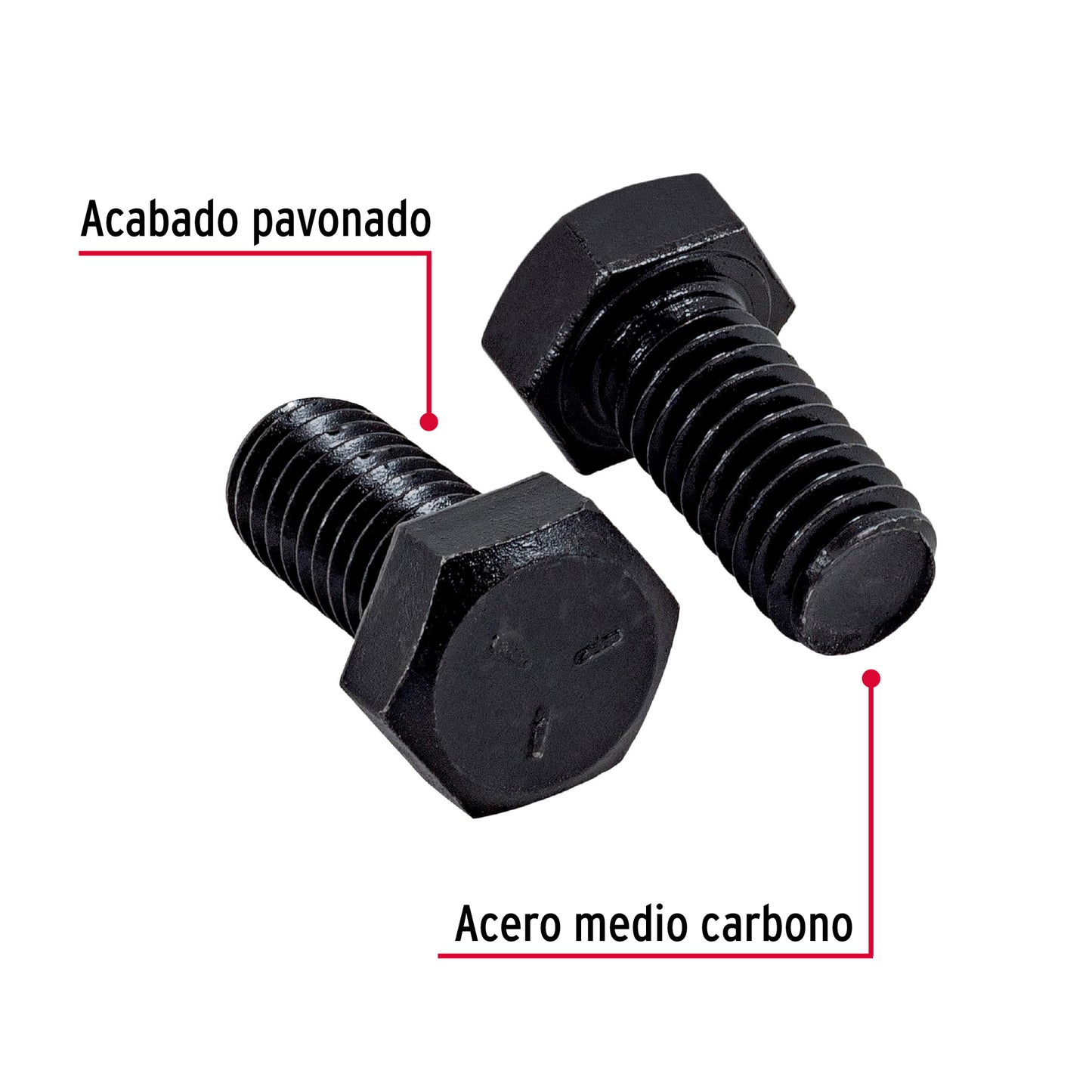 Tornillo Grado 5 3/8 x 3/4 44781 Fiero Pieza