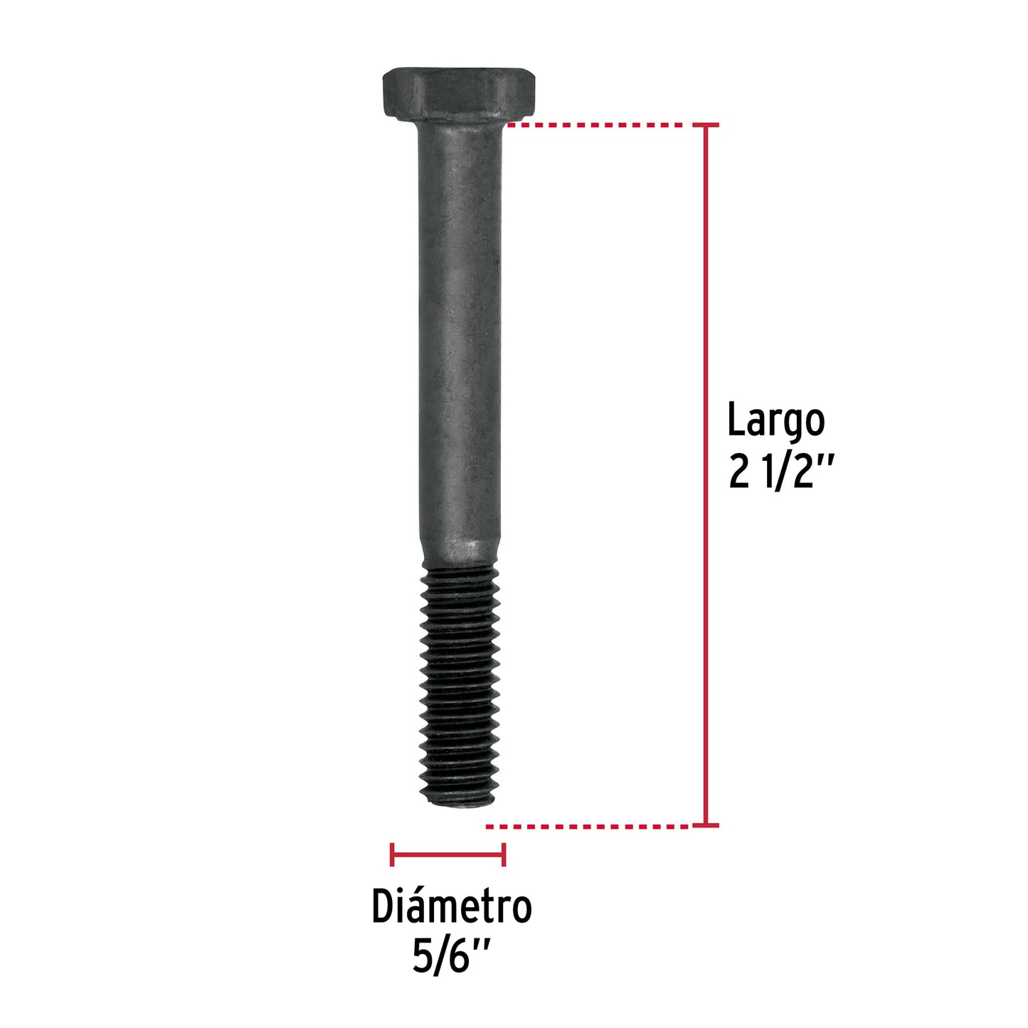 Tornillo Grado 5 5/16 x 2 1/2 44777 Fiero Pieza