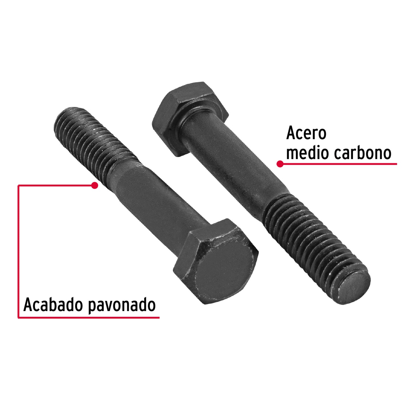 Tornillo Grado 5 5/16 x 2 44776 Fiero Pieza