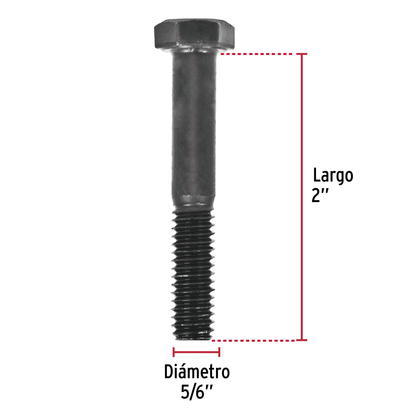 Tornillo Grado 5 5/16 x 2 44776 Fiero Pieza