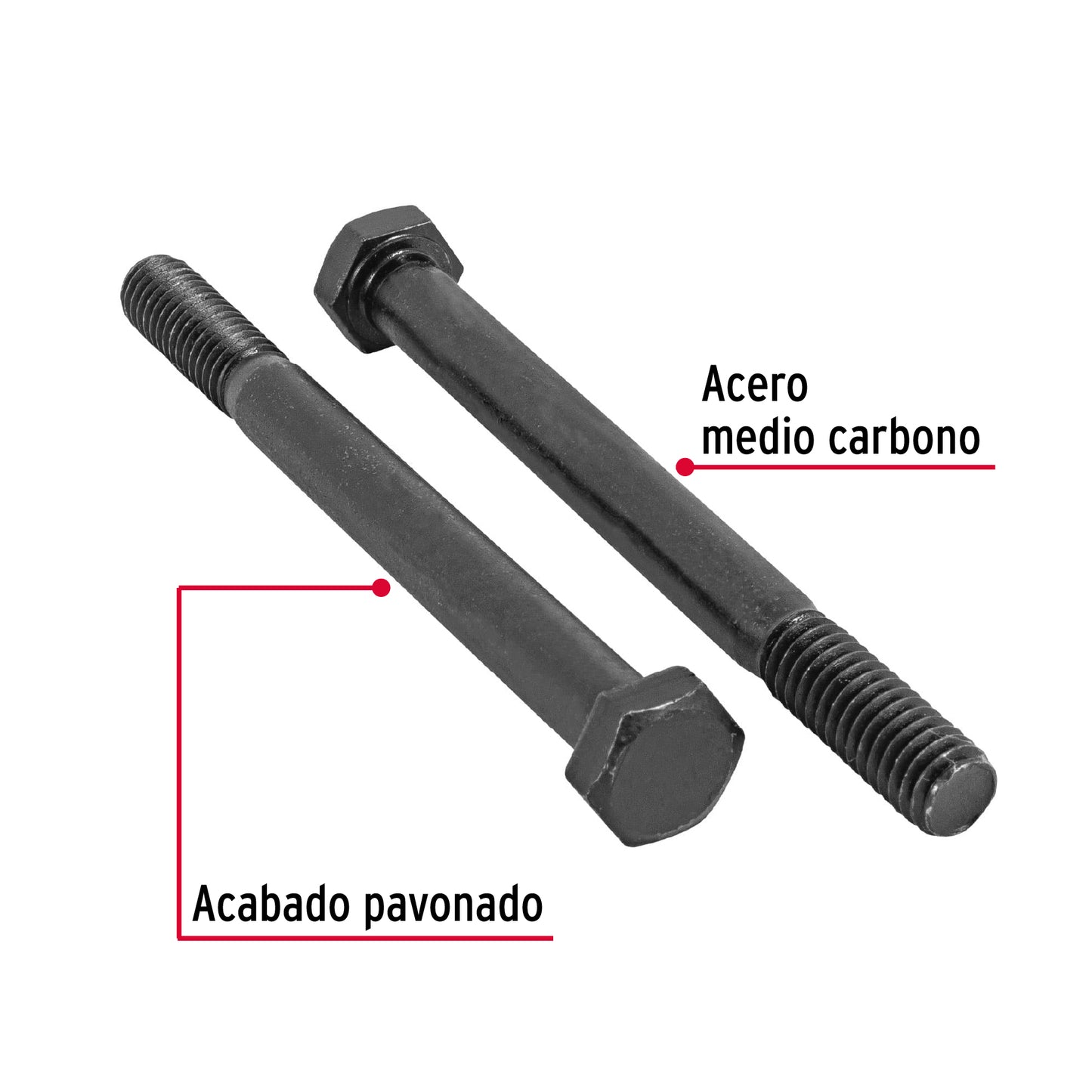 Tornillo Grado 5 5/16 x 3 1/2 44779 Fiero Pieza