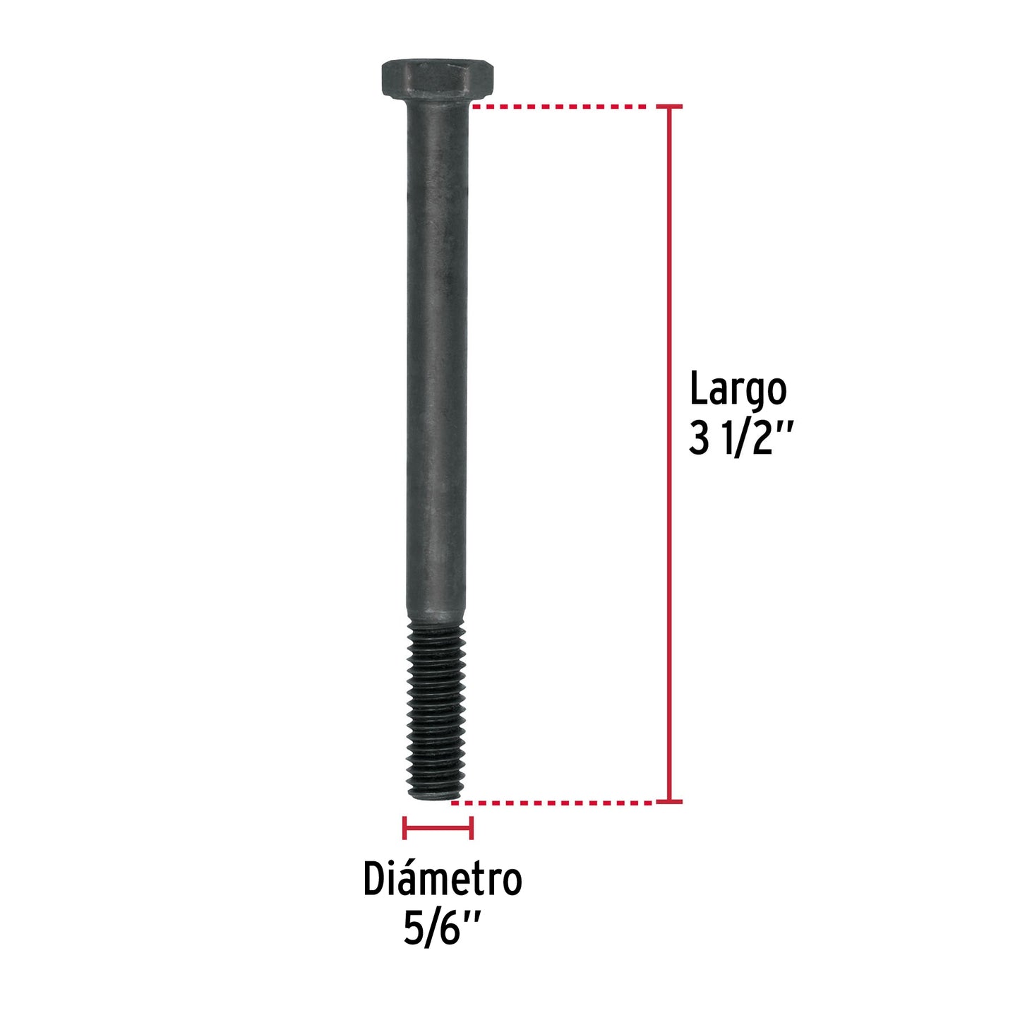 Tornillo Grado 5 5/16 x 3 1/2 44779 Fiero Pieza