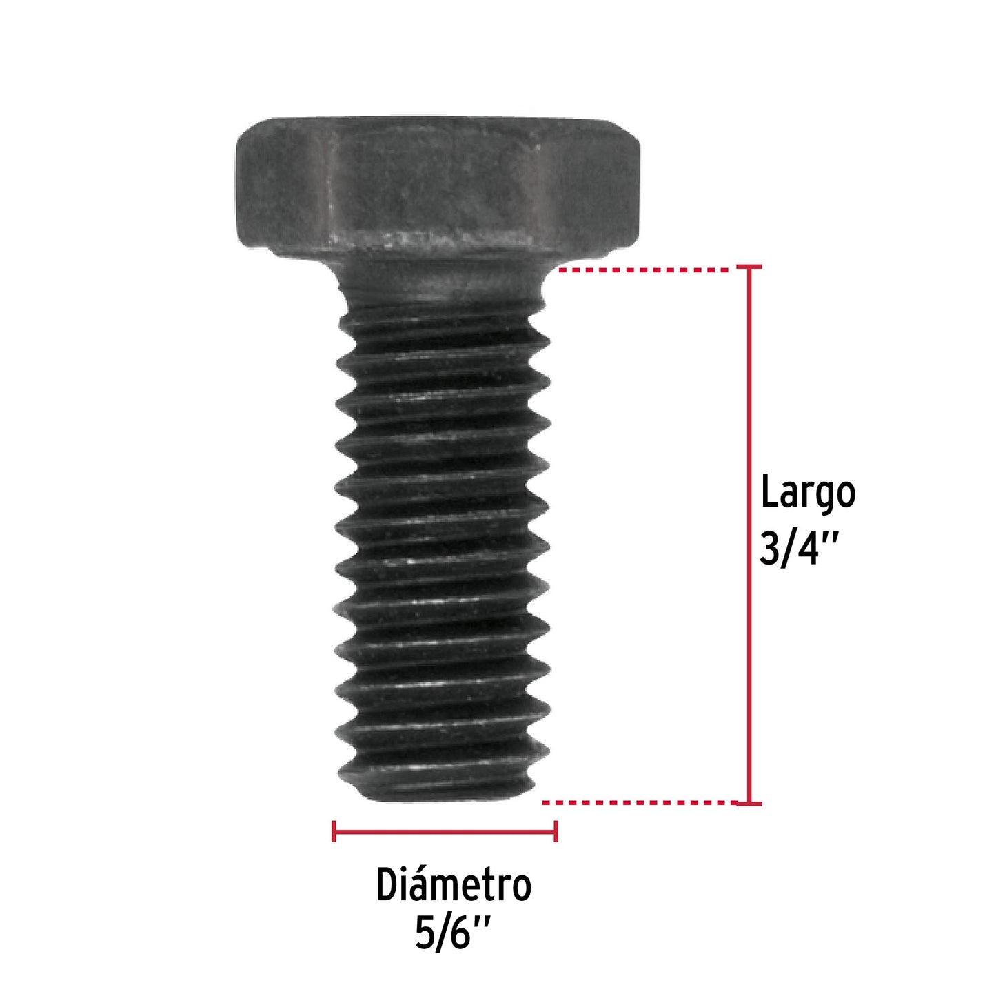 Tornillo Grado 5 5/16 x 3/4 44772 Fiero Pieza