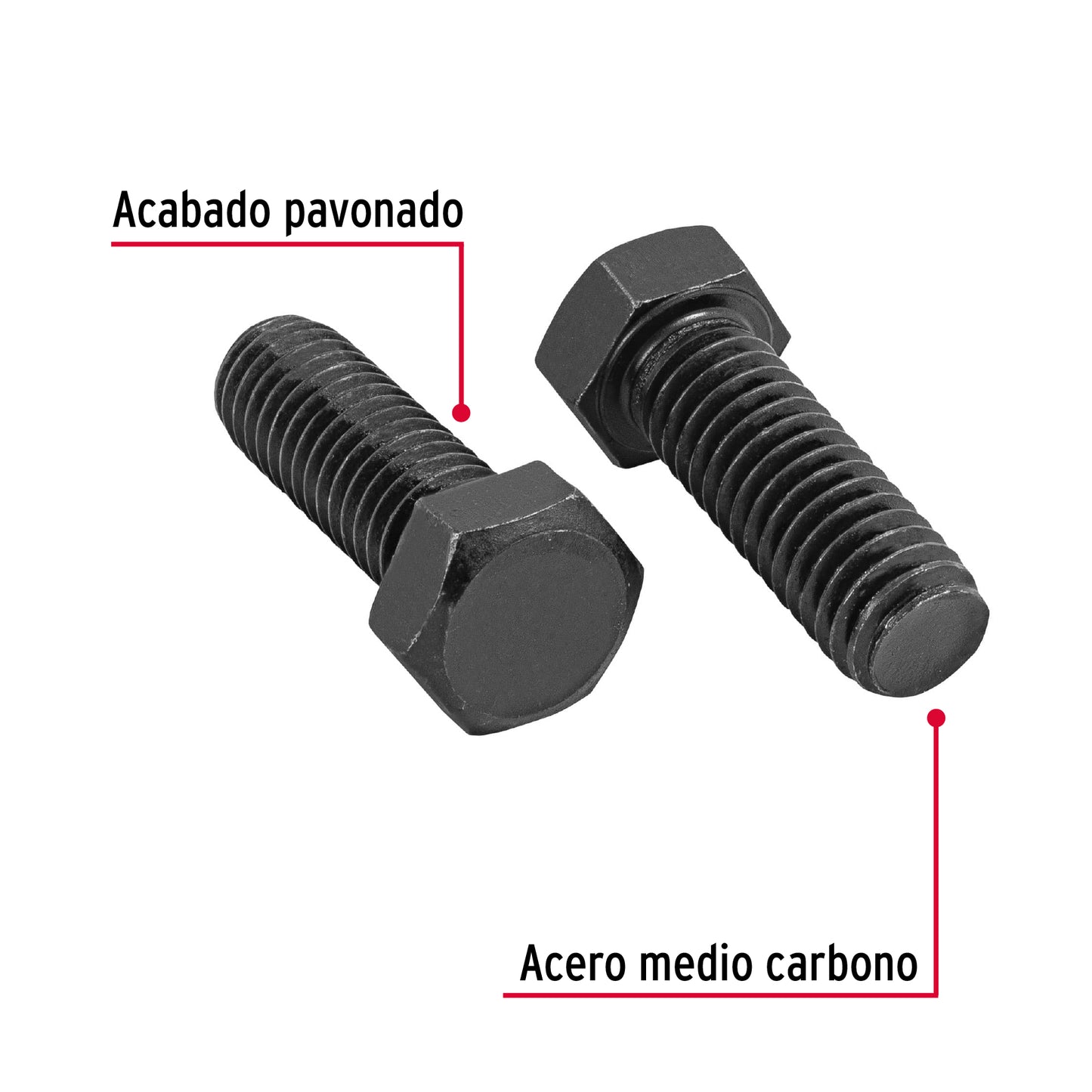 Tornillo Grado 5 7/16 x 1 1/4 44791 Fiero Pieza