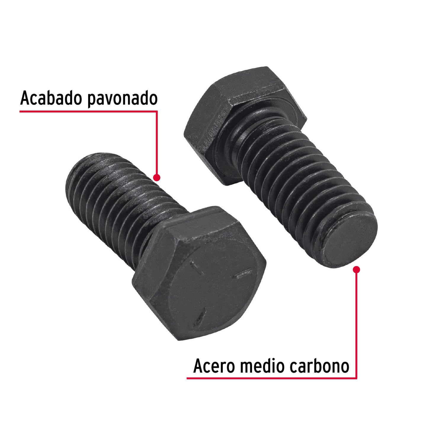 Tornillo Grado 5 7/16 x 1 44790 Fiero Pieza