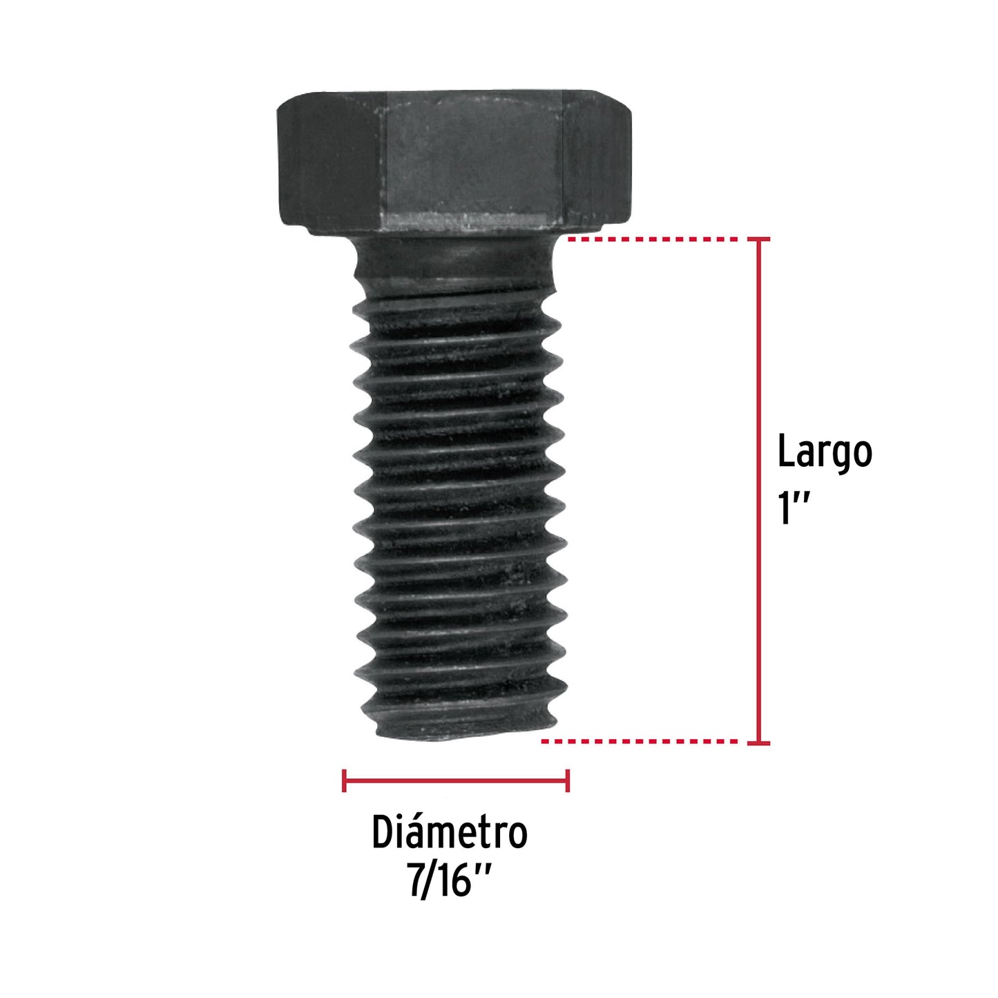 Tornillo Grado 5 7/16 x 1 44790 Fiero Pieza