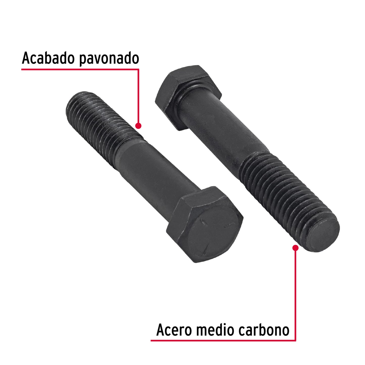 Tornillo Grado 5 7/16 x 2 44793 Fiero Pieza