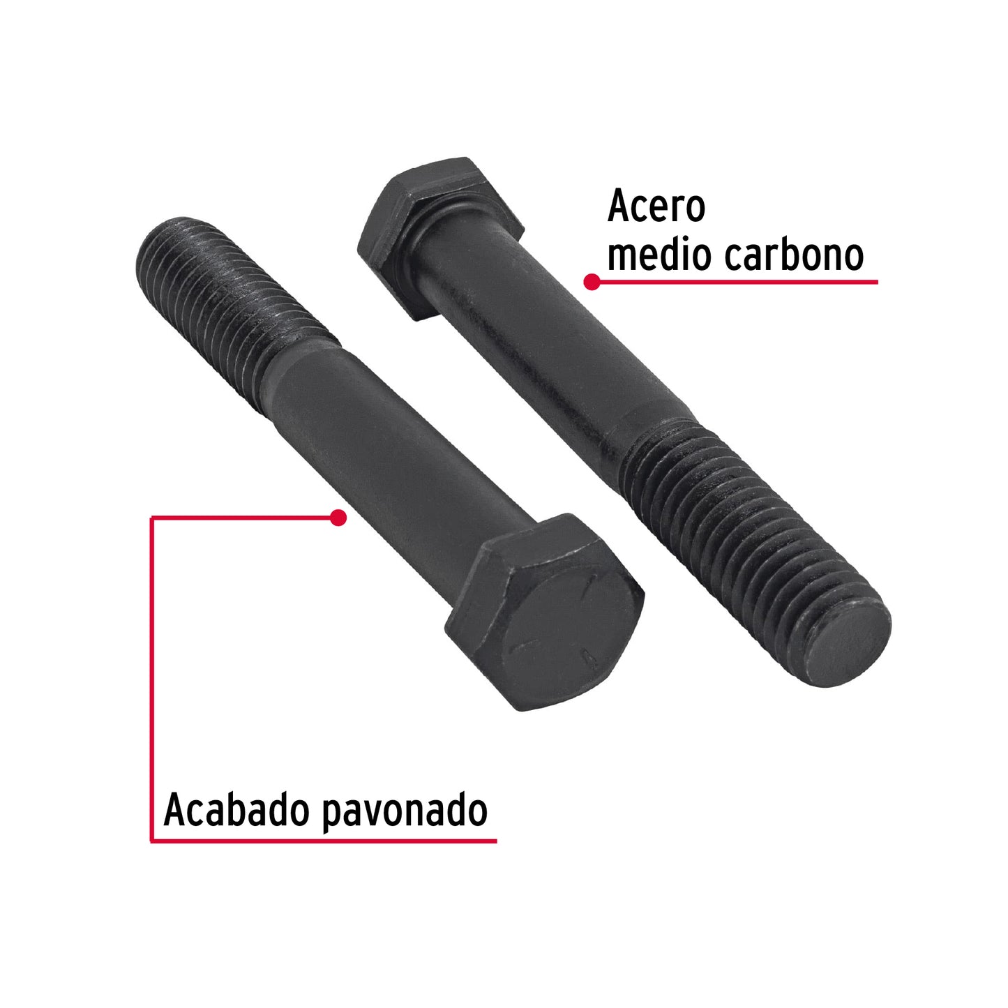 Tornillo Grado 5 7/16 x 3 44795 Fiero Pieza