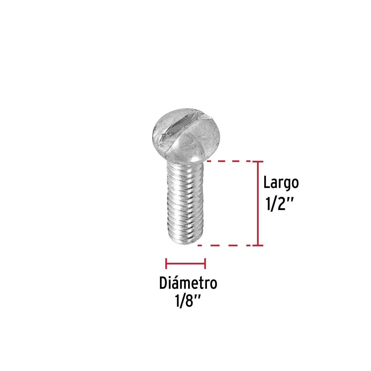 Tornillo tipo estufa 1/8 x 1/2 44599 Fiero Pieza
